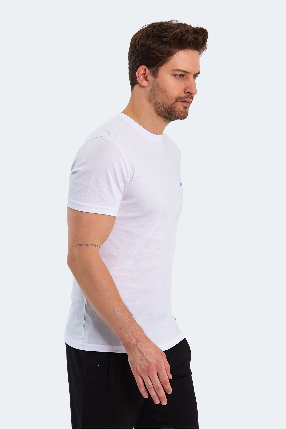 Slazenger-Bílé pánské tričko Panco I 3