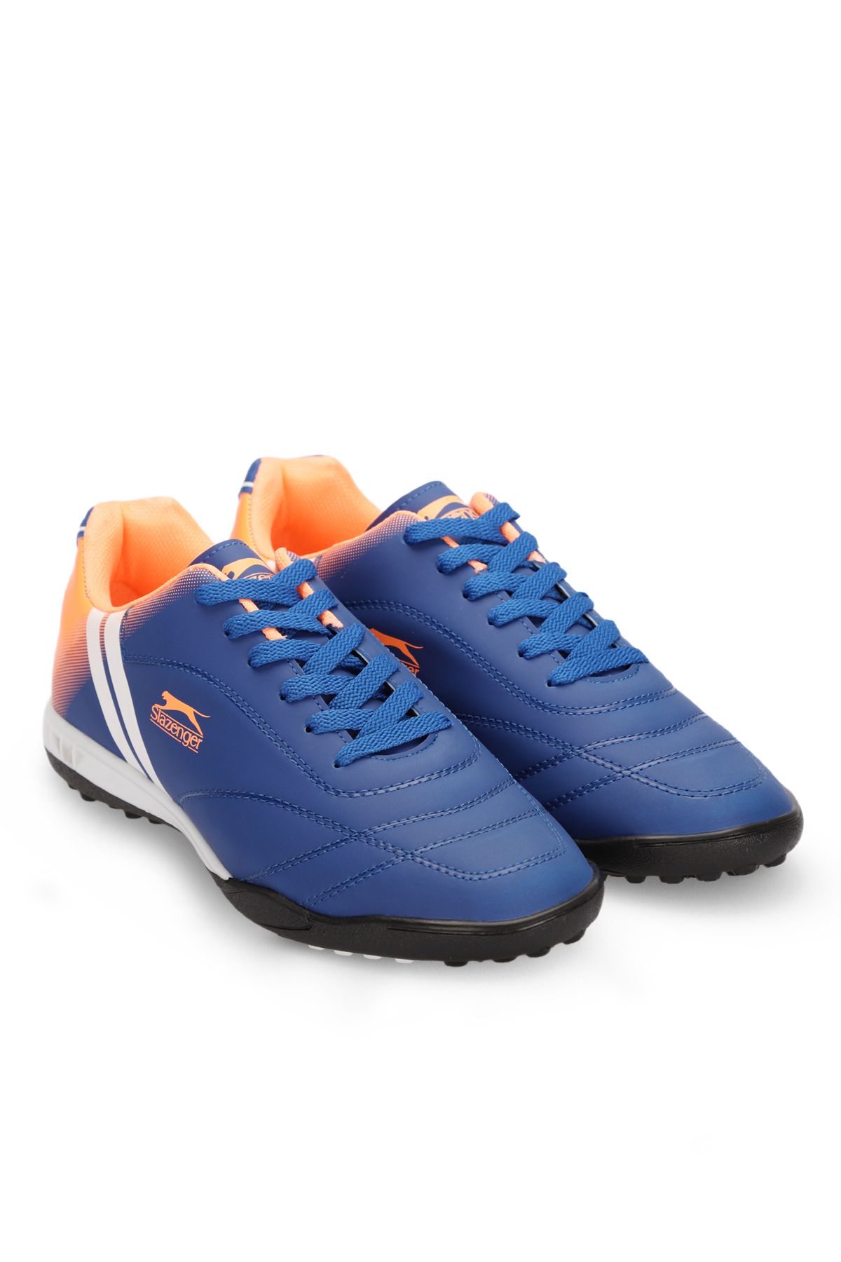 Slazenger-Pantofi de fotbal pentru bărbați - Mark Hs, Saks Blue, potriviti pentru covor și teren 2