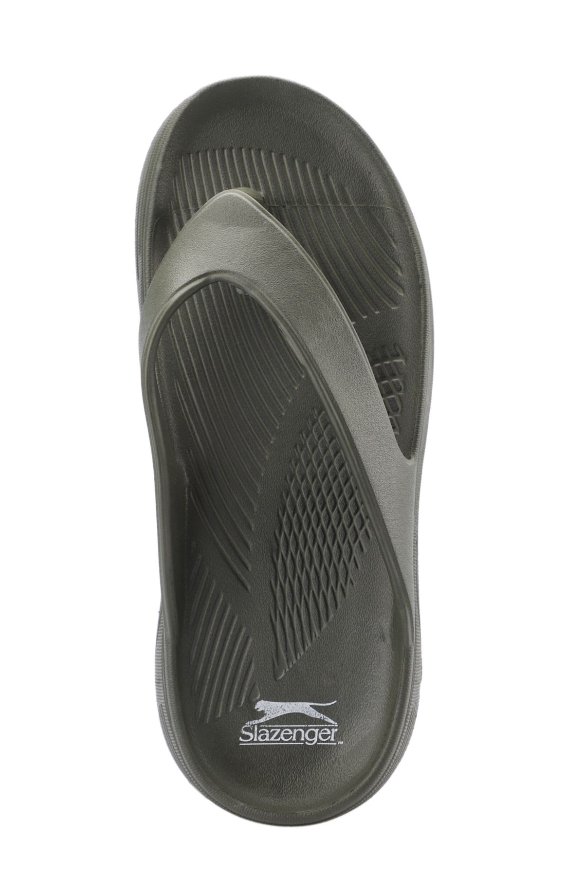 دمپایی سبز مردانه خاکی اورجینال Slazenger
