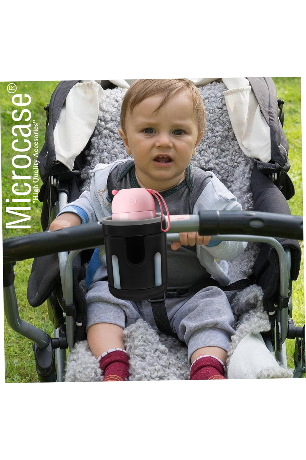 Microcase Bisiklet Bebek Arabası için 2li Şişe Biberon Bardak Tutucu - AL4010 fotoğrafı 6 (önizleme)