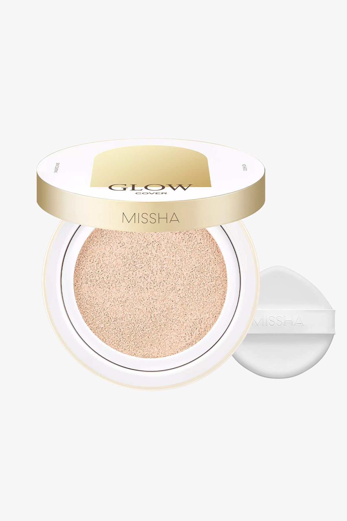 Missha-Lightweight Textured Cushion with Shimmer and Glass Skin Appearance Spf40++ Glow Cushion (No.21P) 1