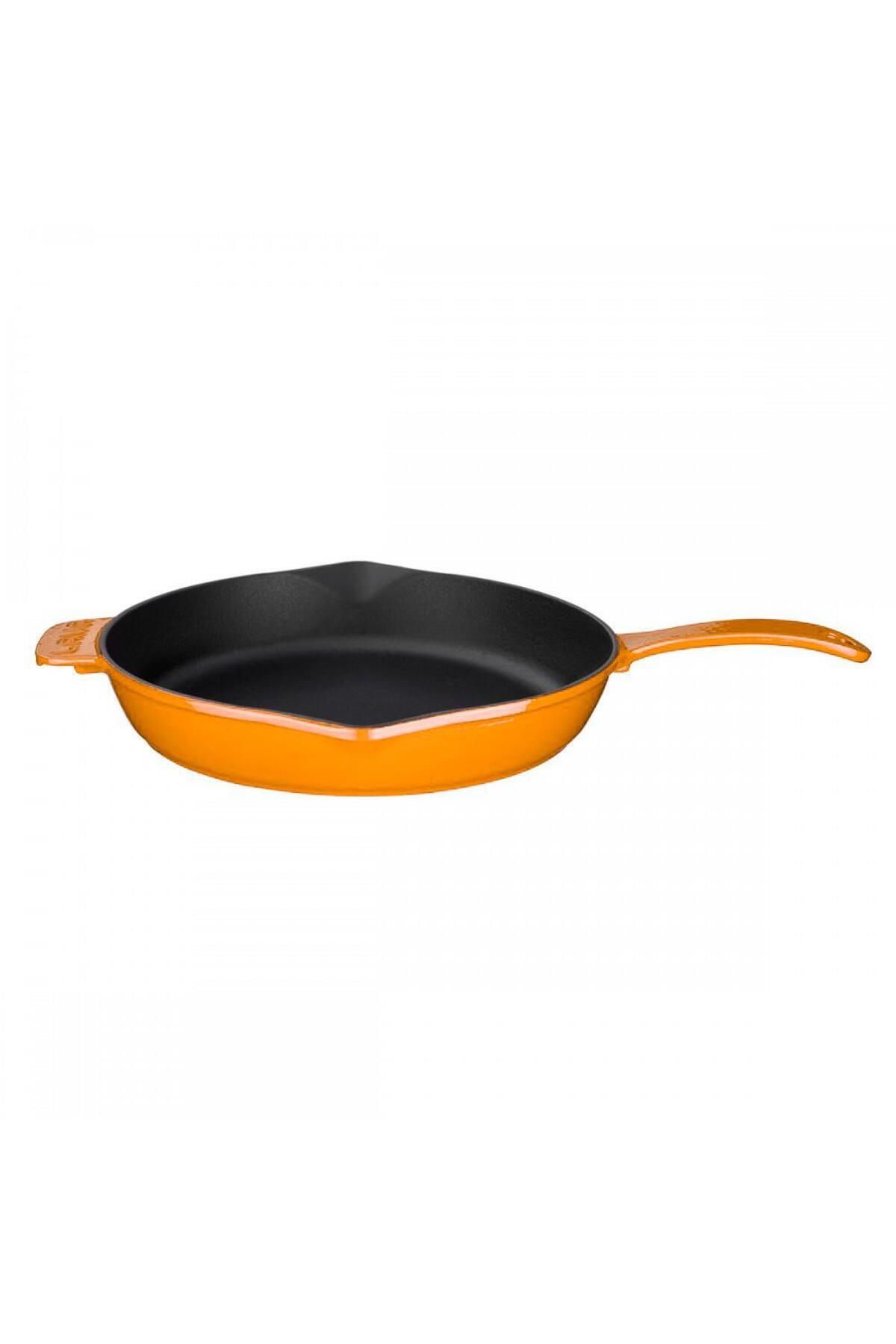 Lava-Cast Round Frying Pan Cast Iron Solid HandleDiameter(Ø)28cm 1