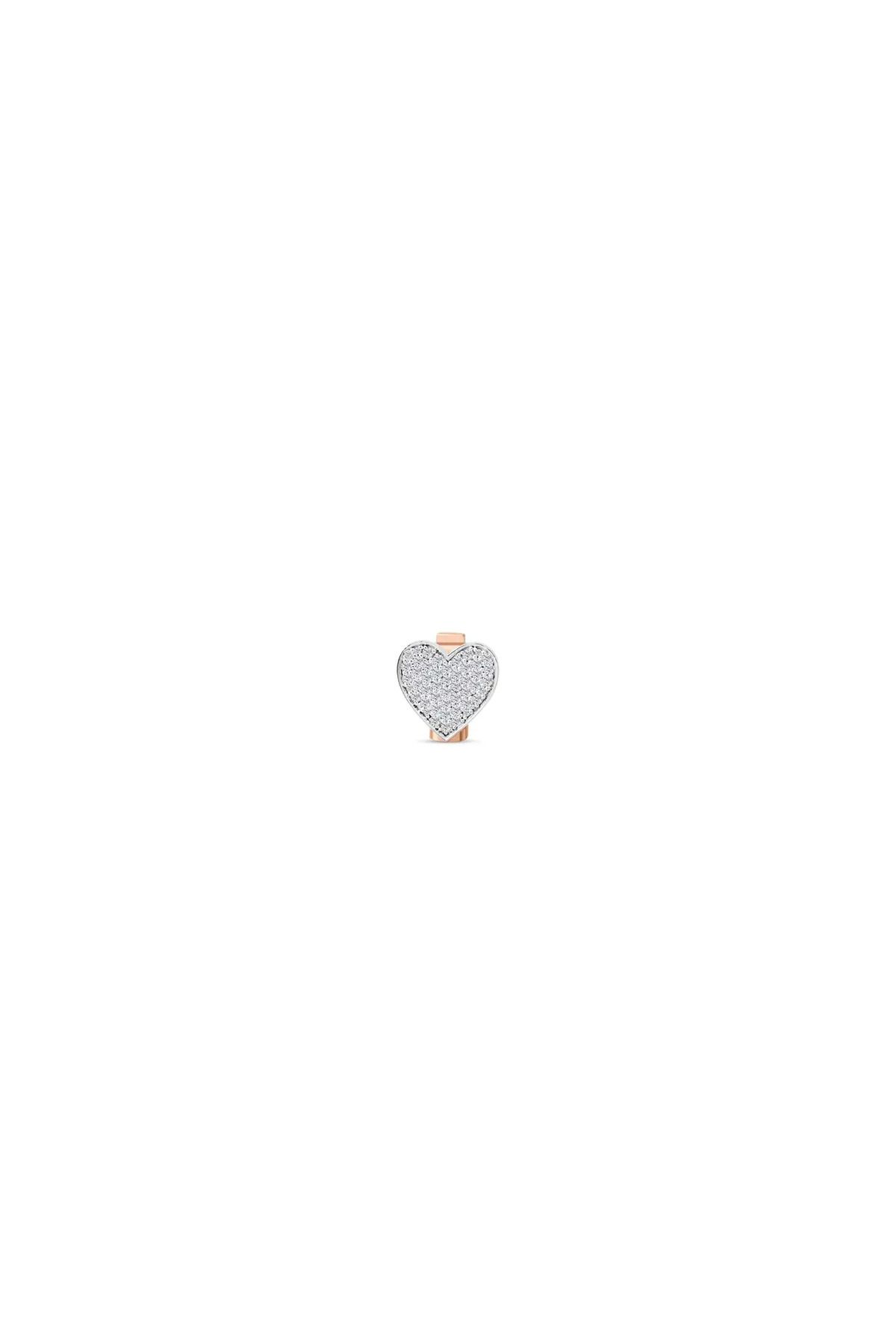 Safir Kuyumculuk-S'Charm Heart Charm with Diamonds 1