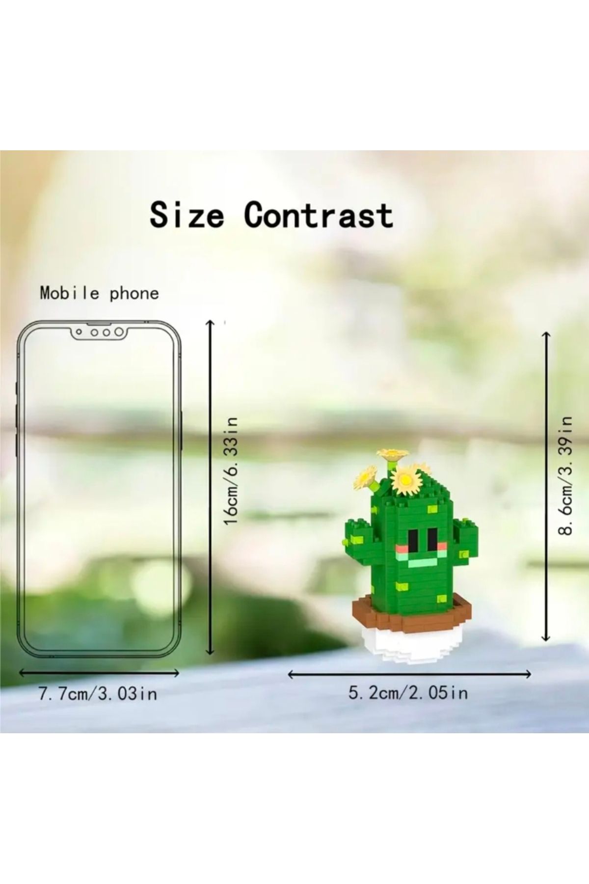 purple dragon-+311 Pieces Succulent Cactus Bricks Set, Includes Tiny Building Blocks, Building Blocks 3