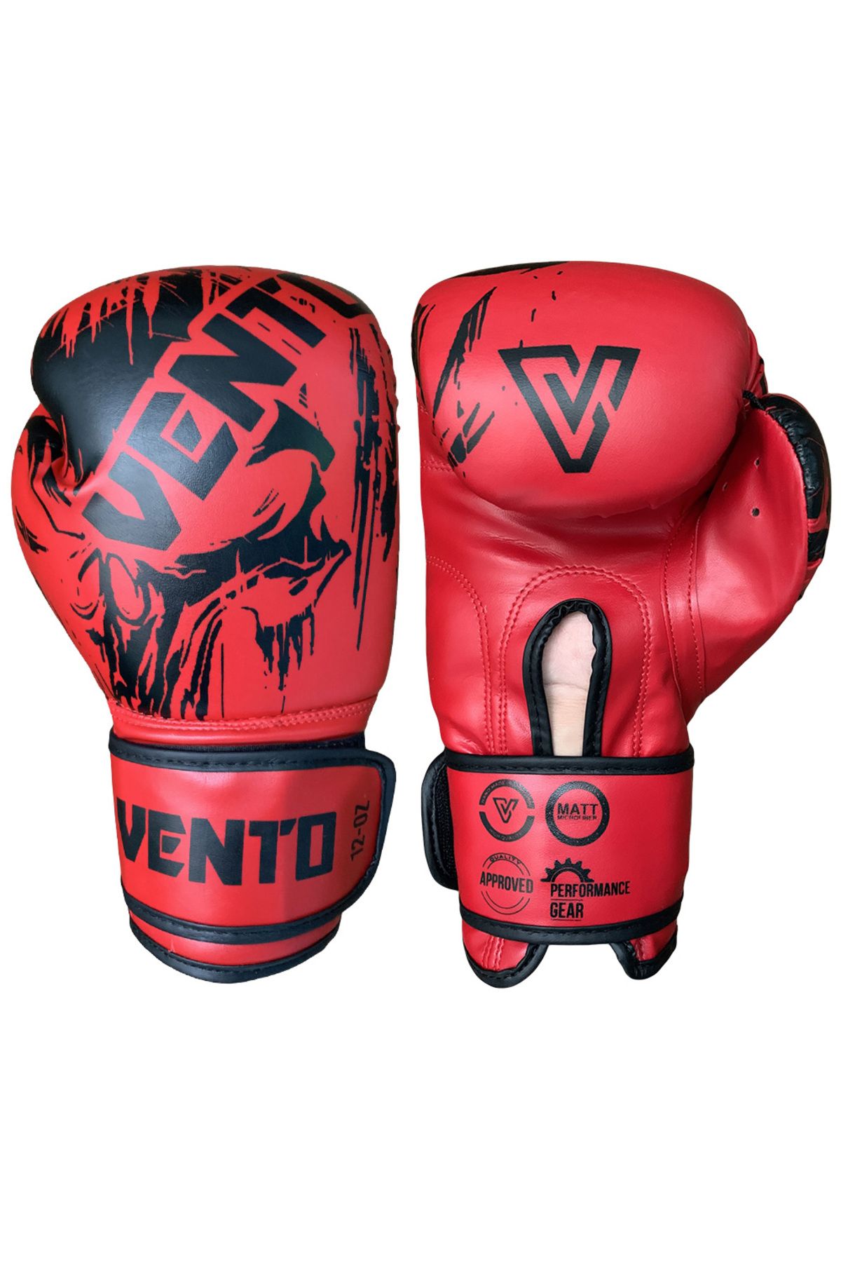 VENTO Dragon Boks ve Kick-Boks Eldiveni Kırmızı 12 oz