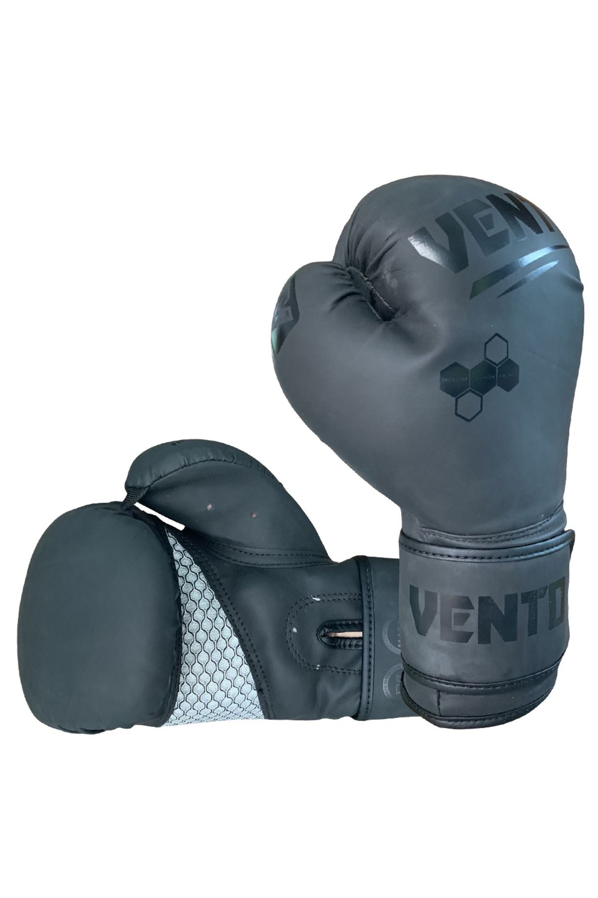 VENTO Performance Boks ve Kick-Boks Eldiveni Siyah 12 oz