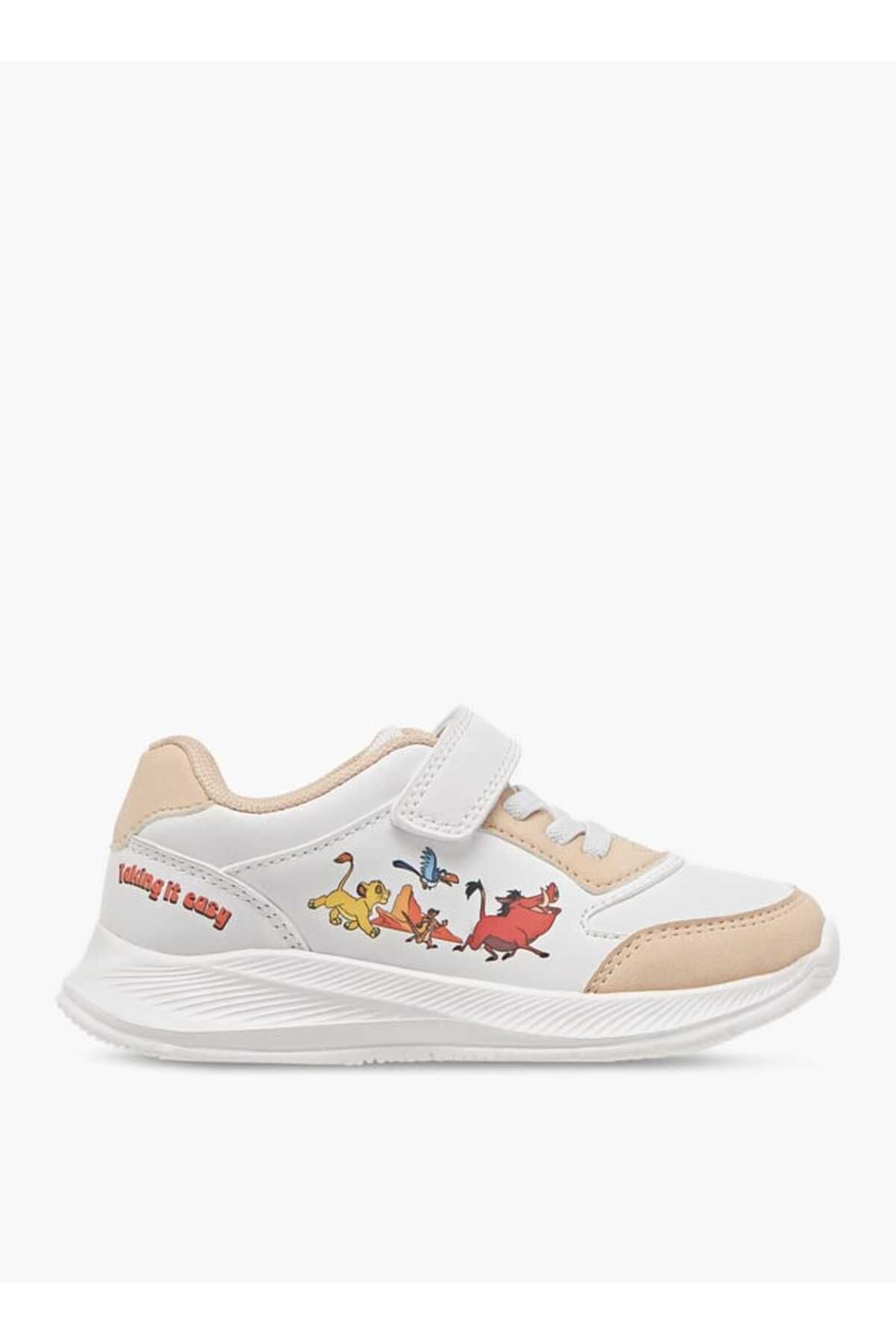 Disney-Lion King Print Sneakers with Hook and Loop Closure 3