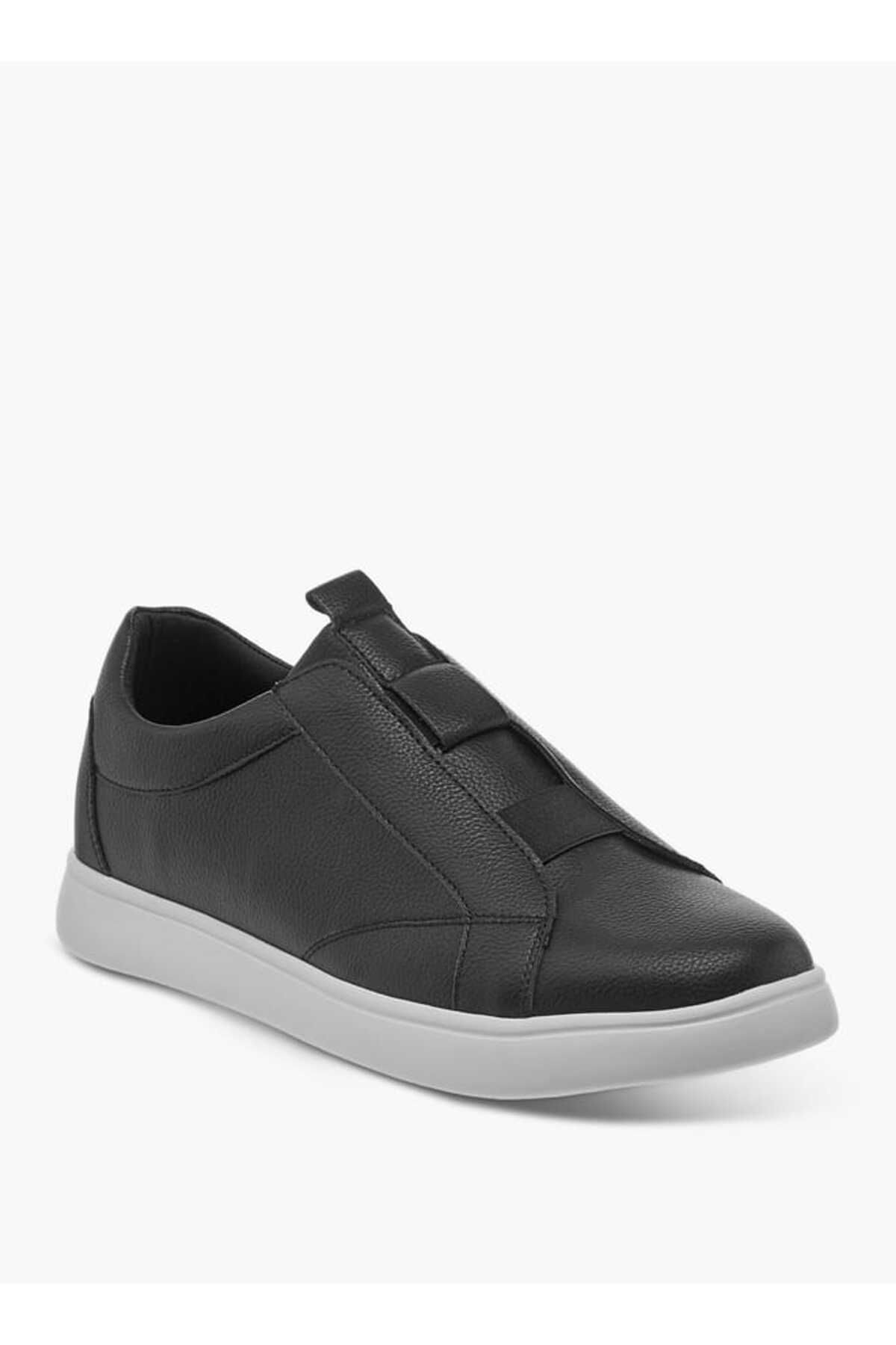 LBL by Shoexpress-LBL by Shoexpress Textured Slip-On Sneakers with Pull Tabs 2