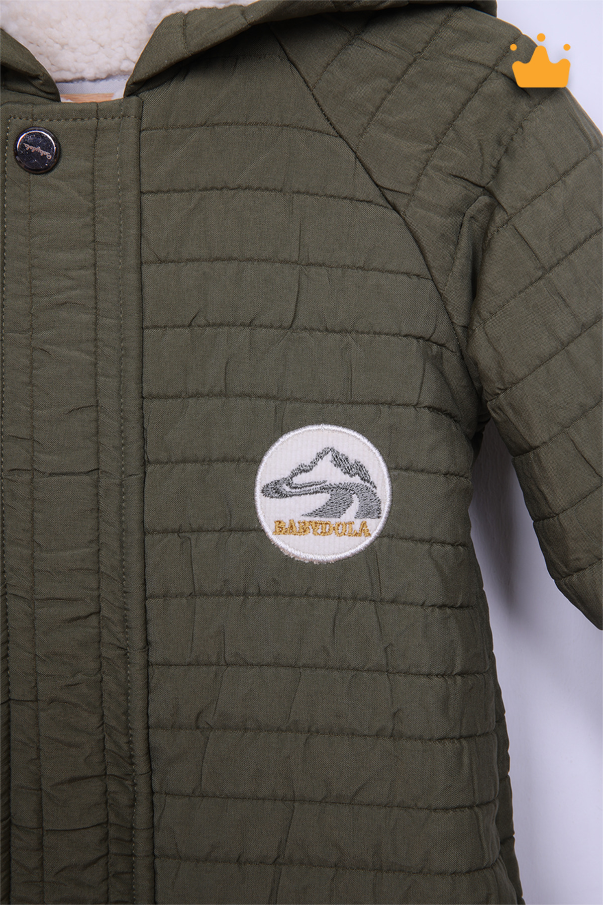 Babydola 0-3 Yaş Kapitone Kapşonlu İçi Velsoft Bebek Çocuk Kışlık Kar Tulumu Kozmonot 13473 fotoğrafı 5 (önizleme)