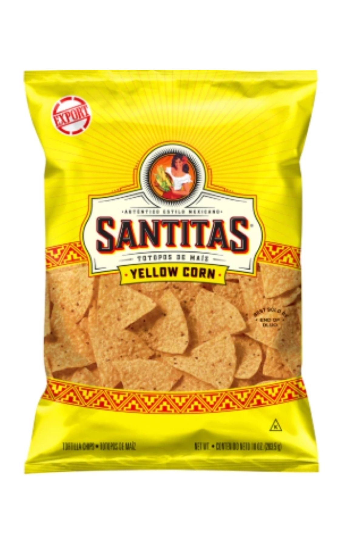 Tostitos Santıtas Totopos De Maiz Yellow Corn 283.5 gr