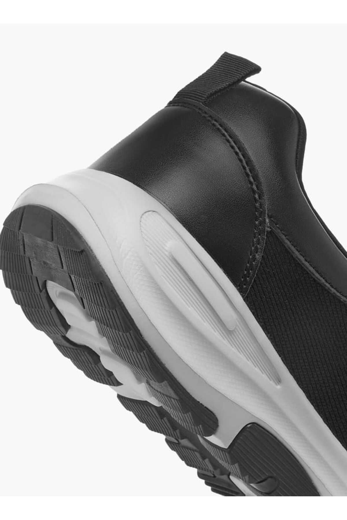 LBL by Shoexpress-LBL by Shoexpress Panelled Slip-On Sneakers with Pull Tabs 5