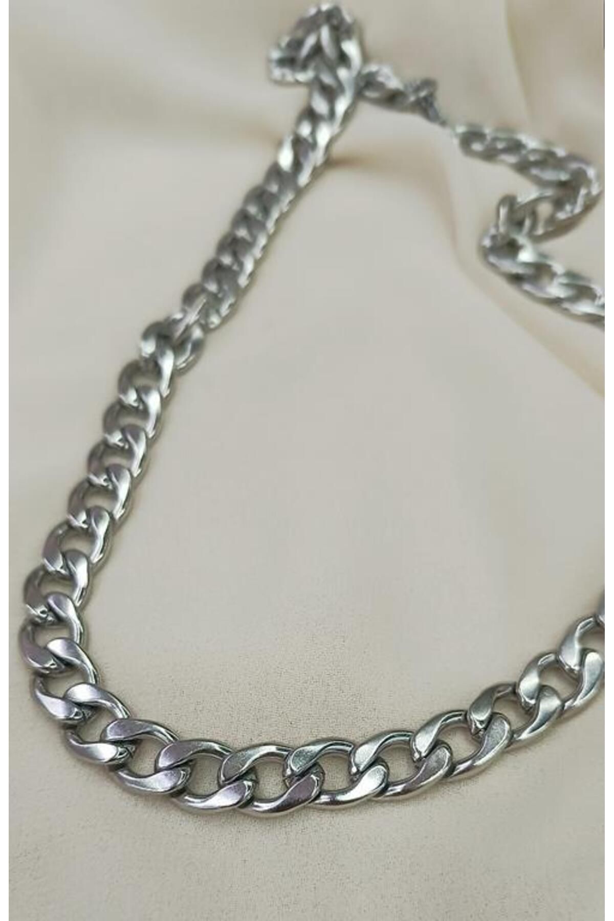 Hd Marketim-Unisex Stainless Steel 316 L Necklace Steel Chain 5