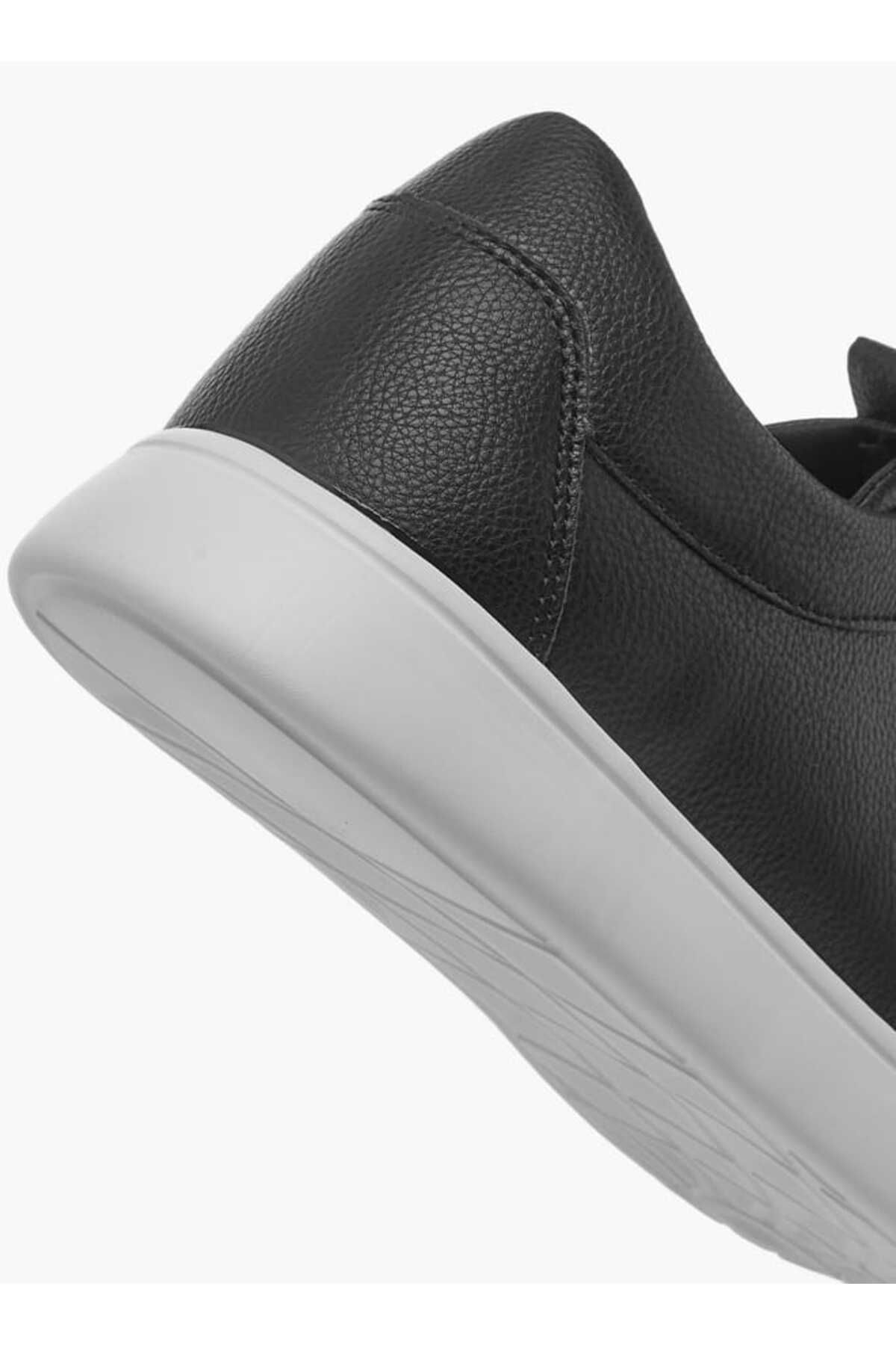 LBL by Shoexpress-LBL by Shoexpress Textured Slip-On Sneakers with Pull Tabs 5