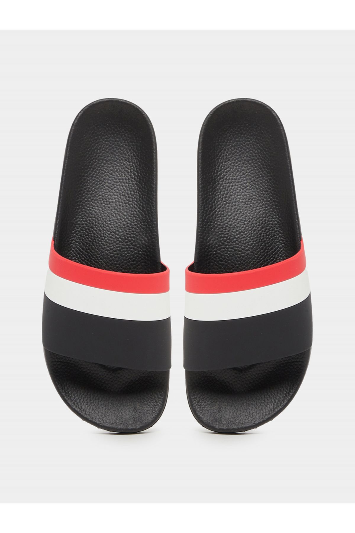 Styli-Striped Color Block Slipper 5