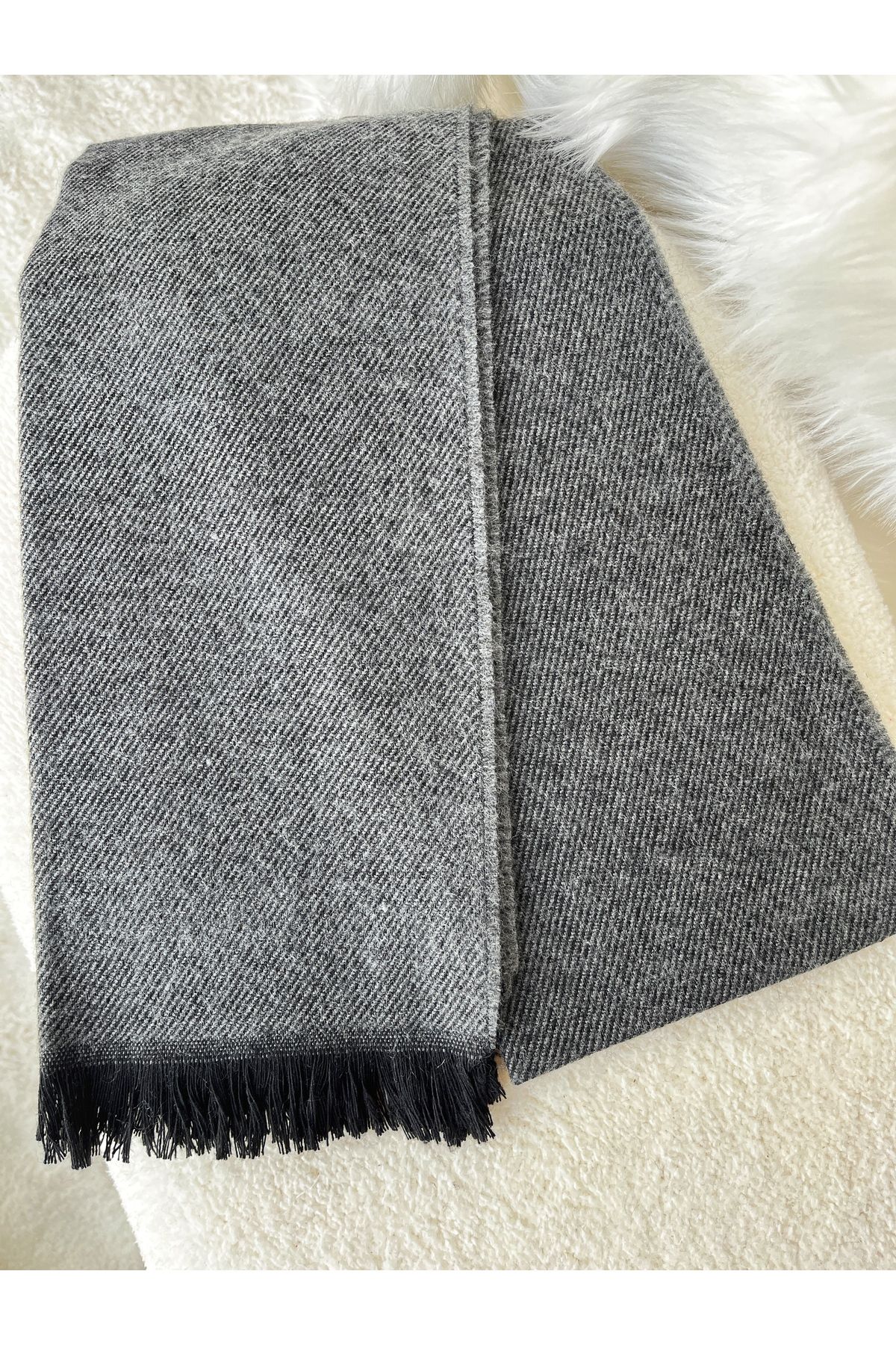 MEKİK BUTİK-Gray Men's Scarf Shoes 2