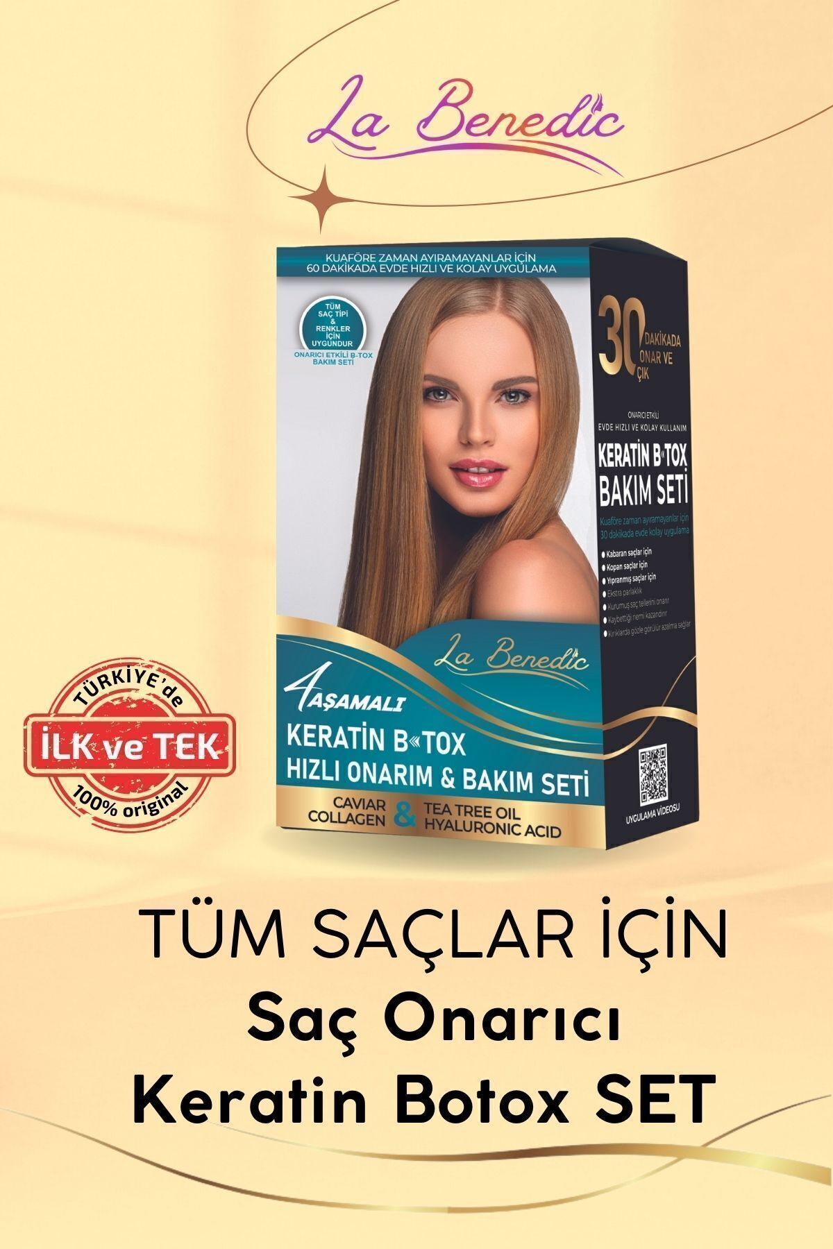 Ekonomik 3'lü Keratin Botox Onarıcı Ve Düzleştirici Full Set (KOYU RENKLİ SAÇLAR IÇİN) — ST00010-2 — تصویر 3 از 9