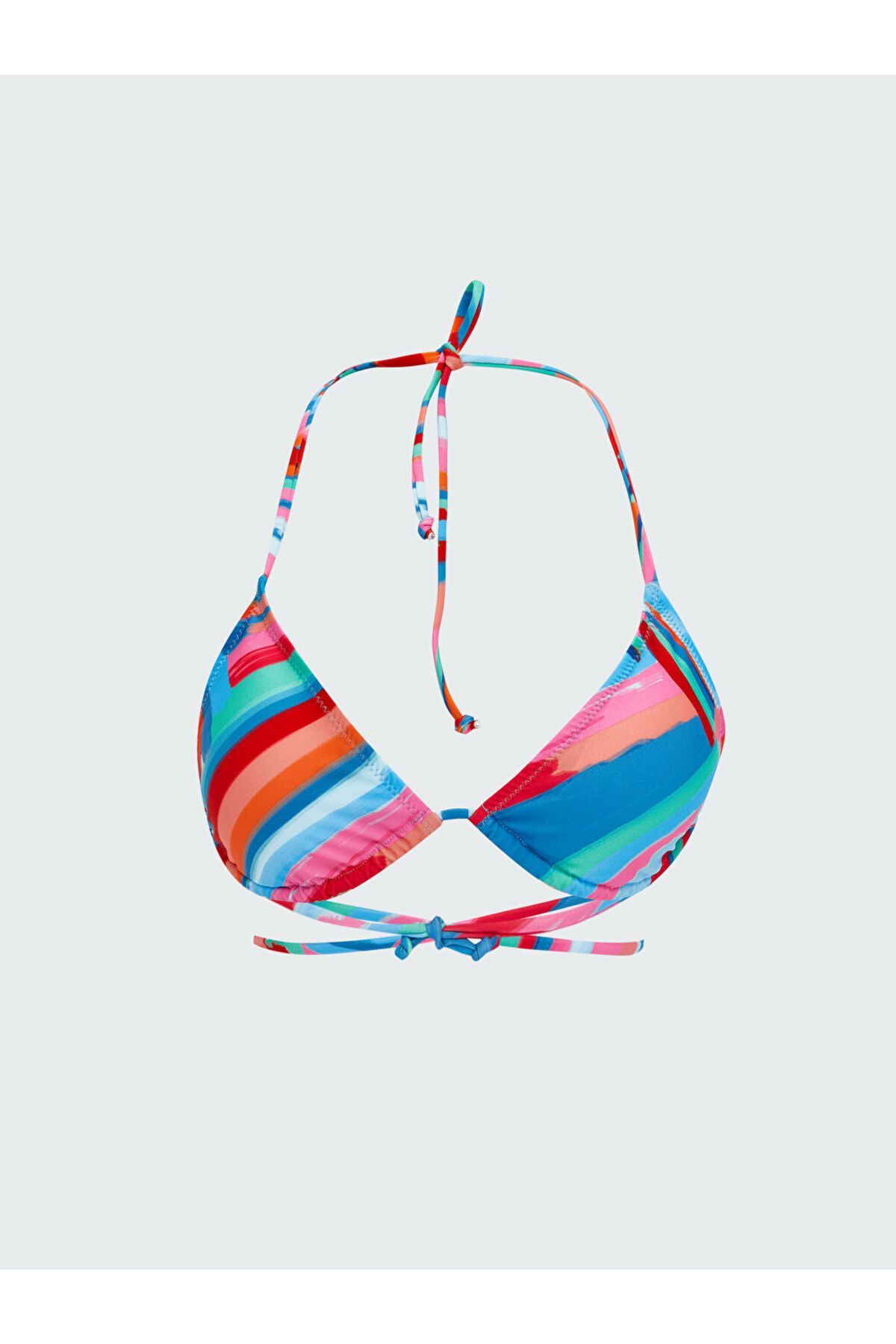 LC Waikiki LCW Çıkarılabilir Pedli Desenli Kadın Bikini Üst