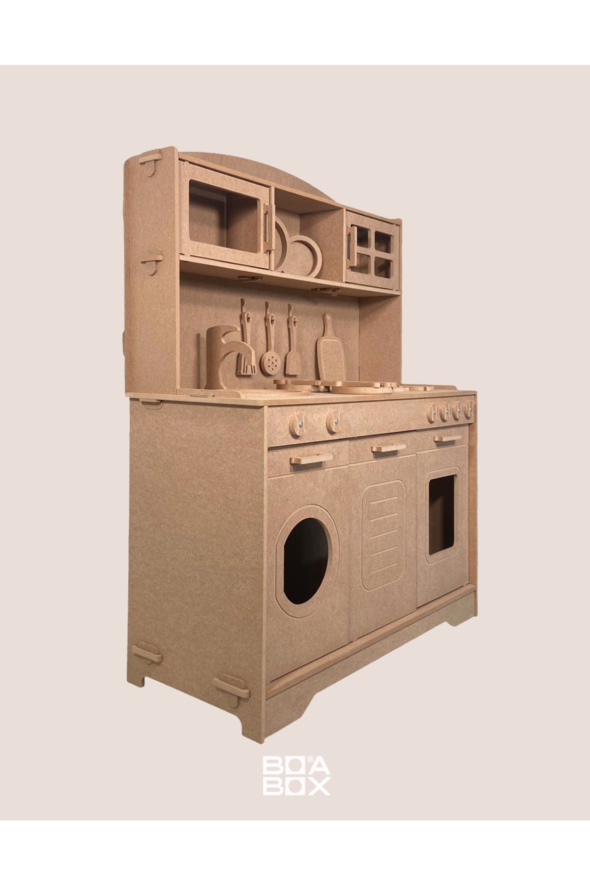 آشپزخانه اسباب‌بازی چوبی