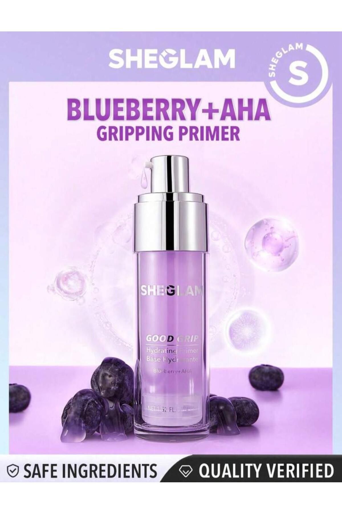 SHEGLAM Good Hydrating Primer-Blueberry+Aha