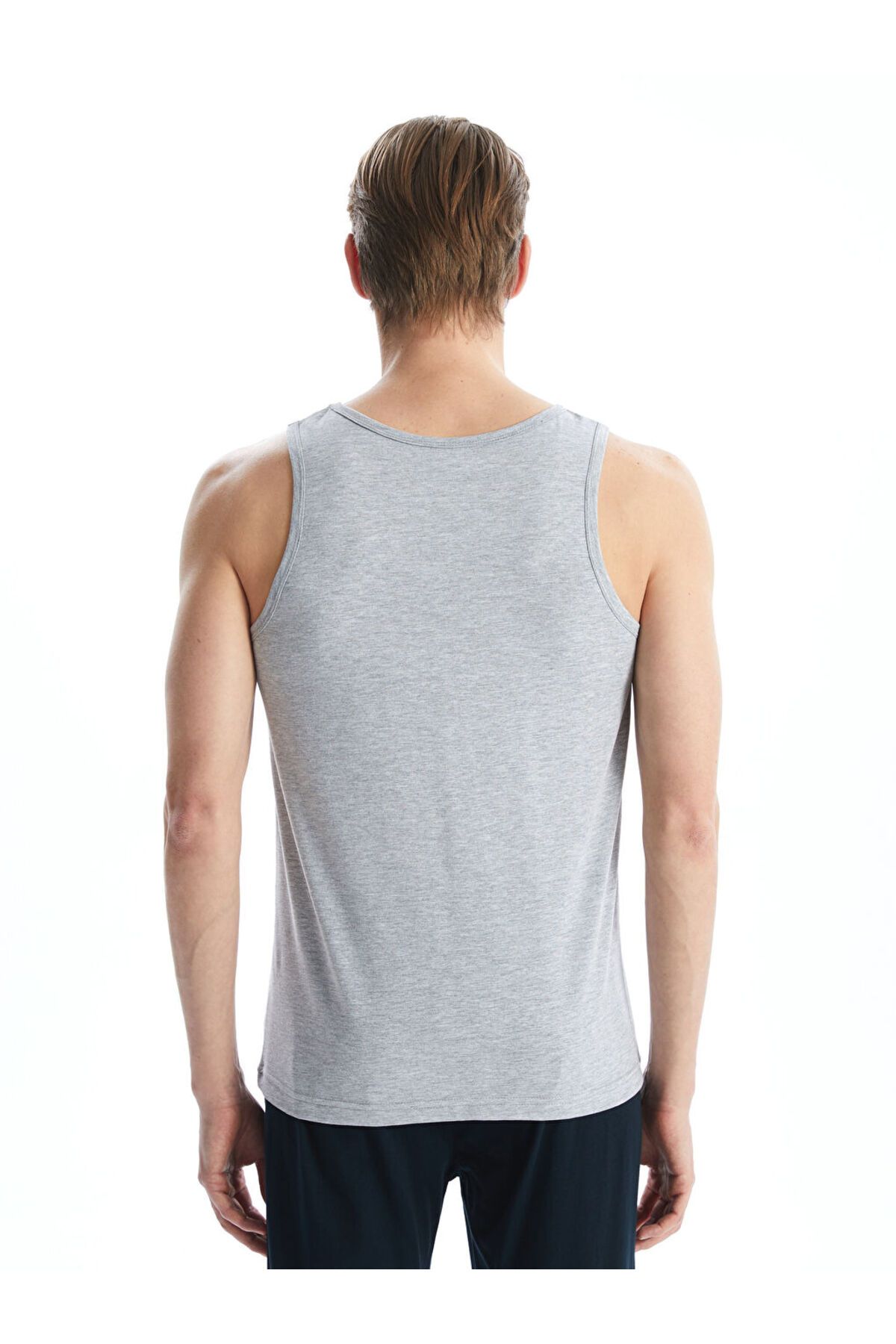 LC Waikiki-Lcw U Collar Combed Cotton Men's Undershirt 2-Piece 6