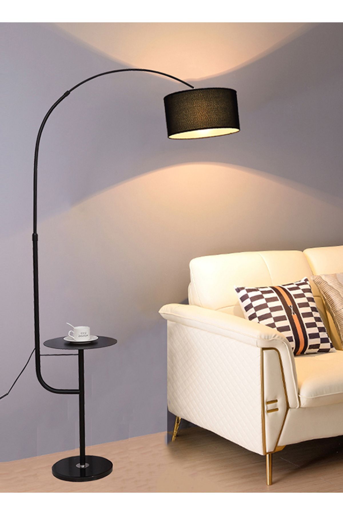 sharpdo-Modern Minimalist LED Floor Lamp with Remote Control 9W 2