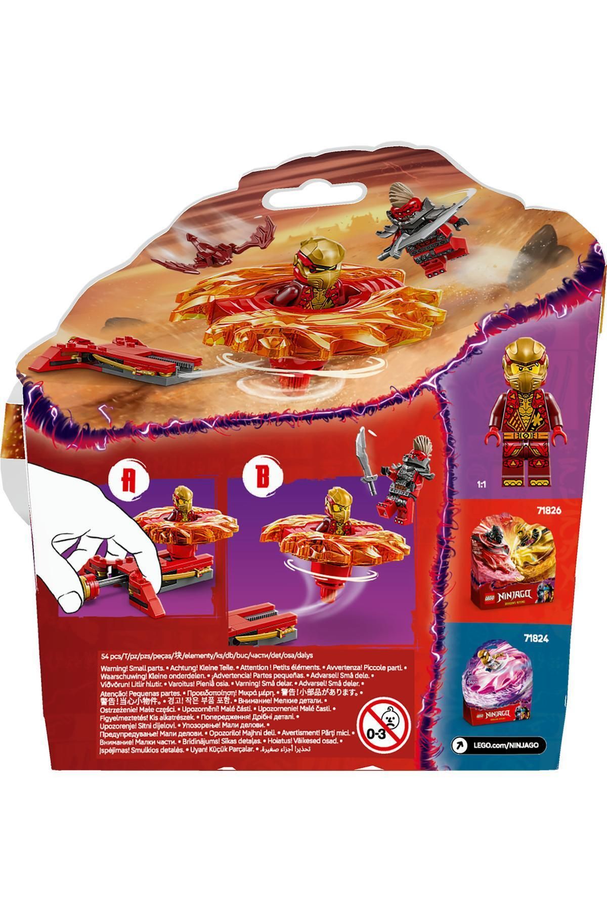 LEGO-® NINJAGO® Kai’s Dragon Spinjitzu Spinner Action Toy Set 71823 4