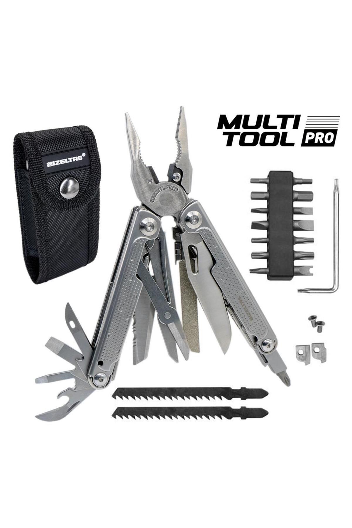 İzeltaş İzeltaş Multi Tool PRO 15 Fonksiyonlu Çok Amaçlı El Aleti 180 mm