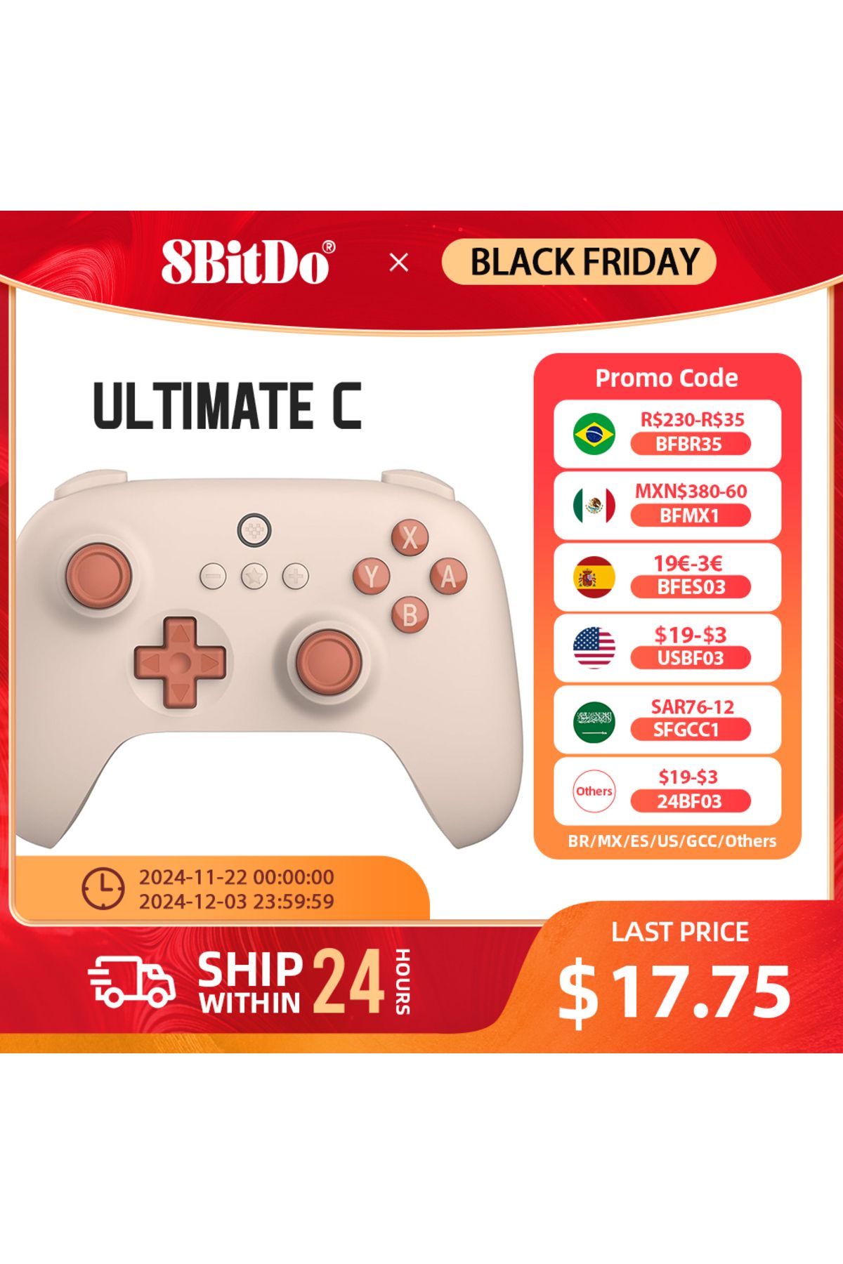 Choice-8bitdo- Ultimate C Bluetooth For Nintendo Switch Wireless Controller Gamepads Accessories 2