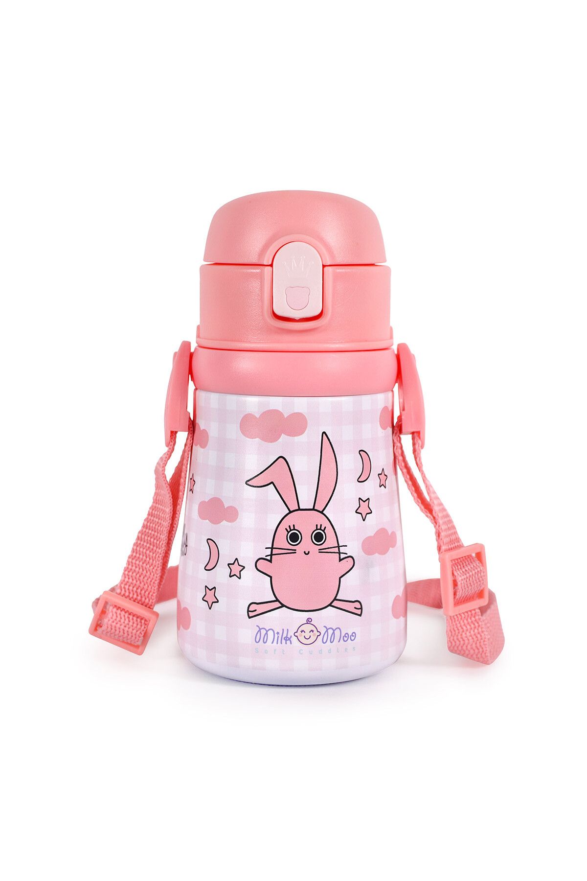 Milk & Moo-Milk&moo Steel Kids Water Bottle Çançin 360 ml 5