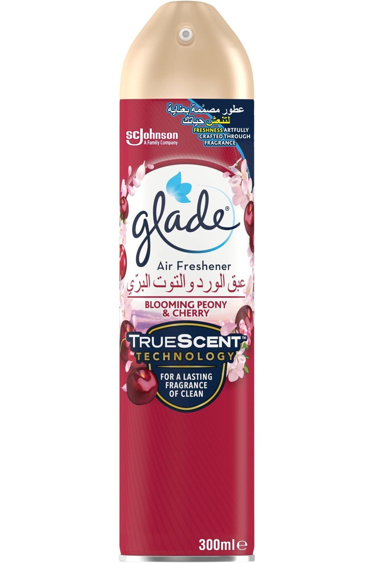 Glade-عبوة من معطرات الهواء برائحة الورد والفاوانيا المزهرة والكرز، 3 عبوات بحجم 300 مل، لتجديد الغرف 3