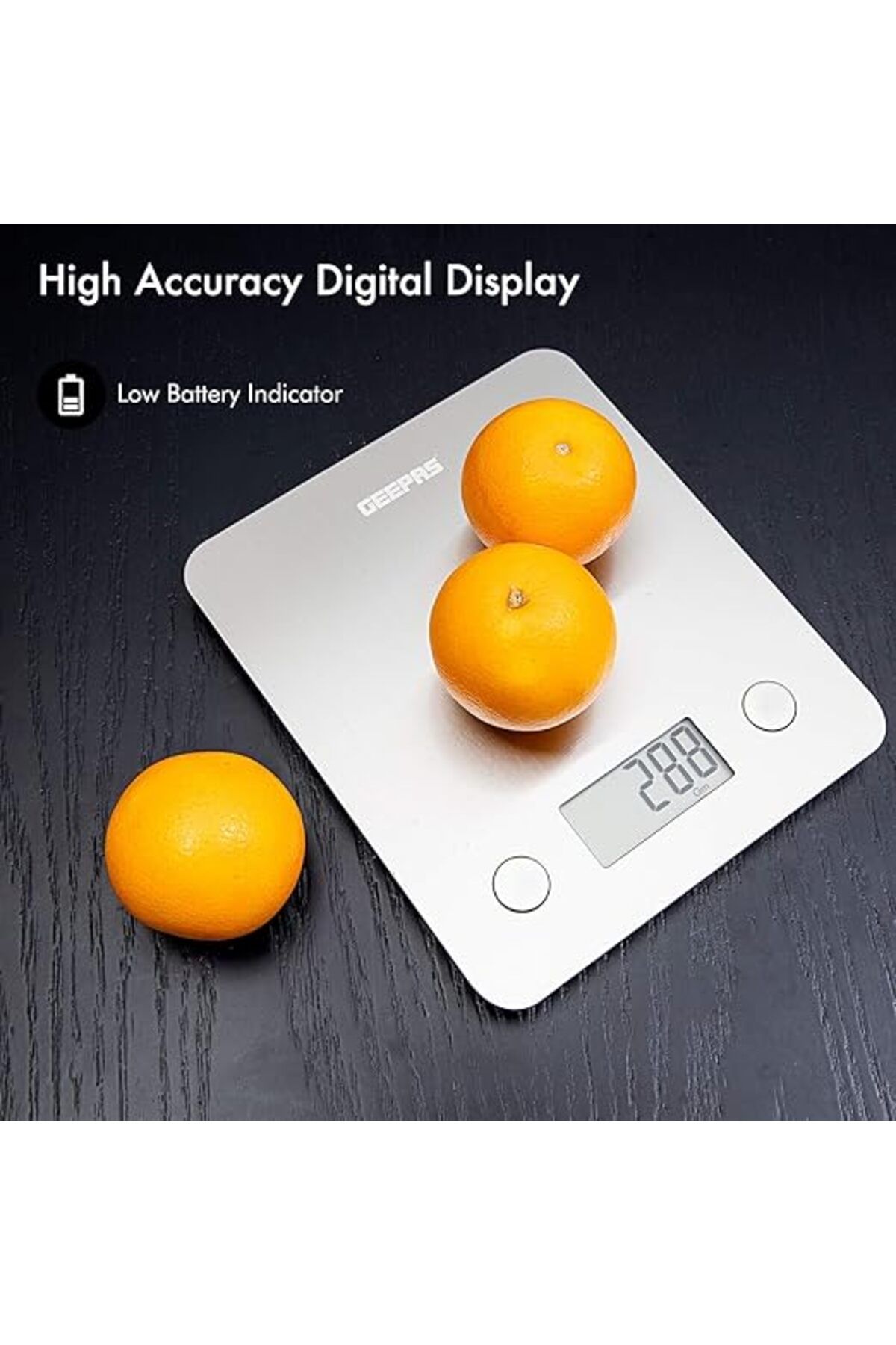 Geepas-Digital Kitchen Scale, White, GKS46507UK 7