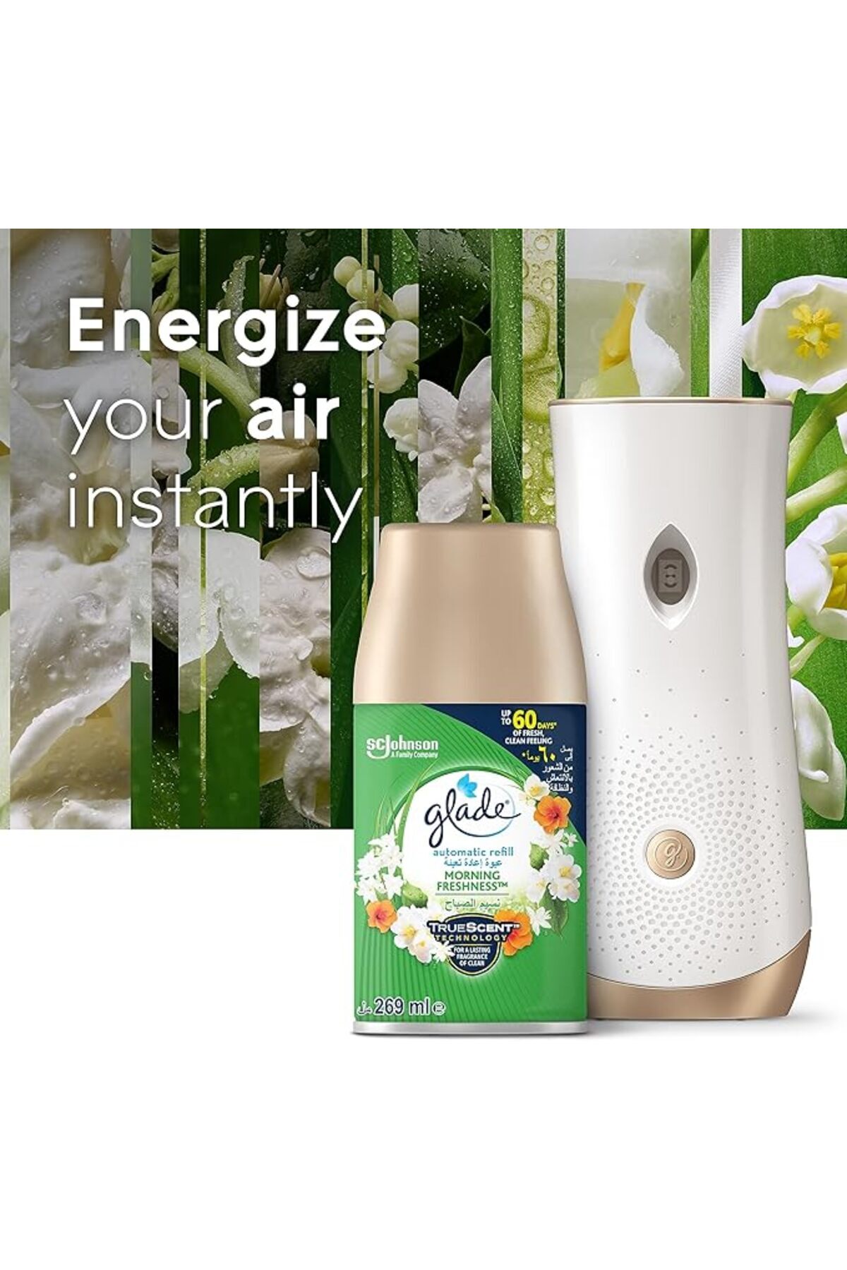 Glade-Automatic Spray Refill Morning Freshness, 269ml, Up to 60 Days of Freshness 4