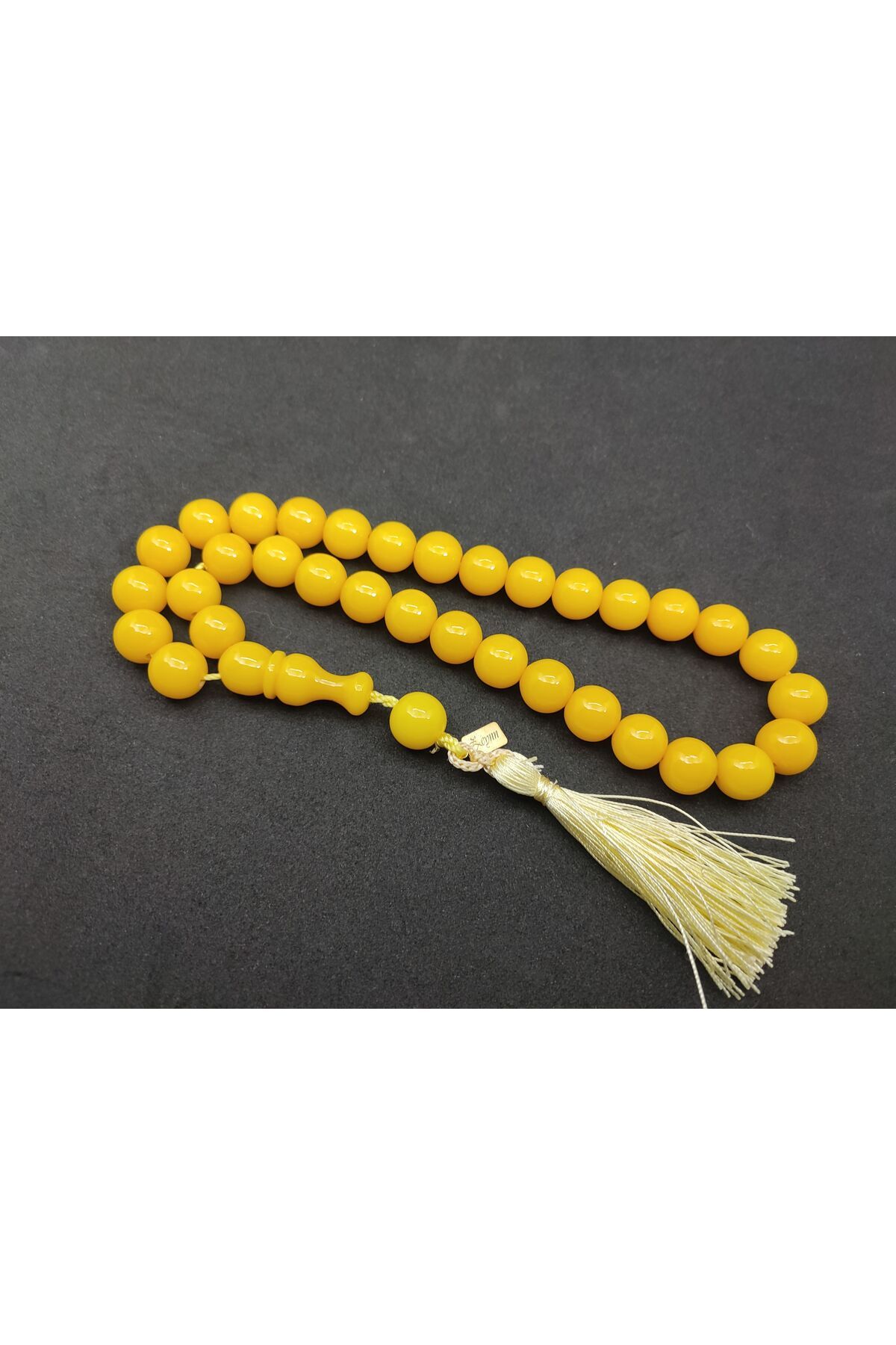 İskeçe Exclusive-Ebu Zeyn Master - 12 Layers Stringed, Large Size Crimped Amber 7210 3