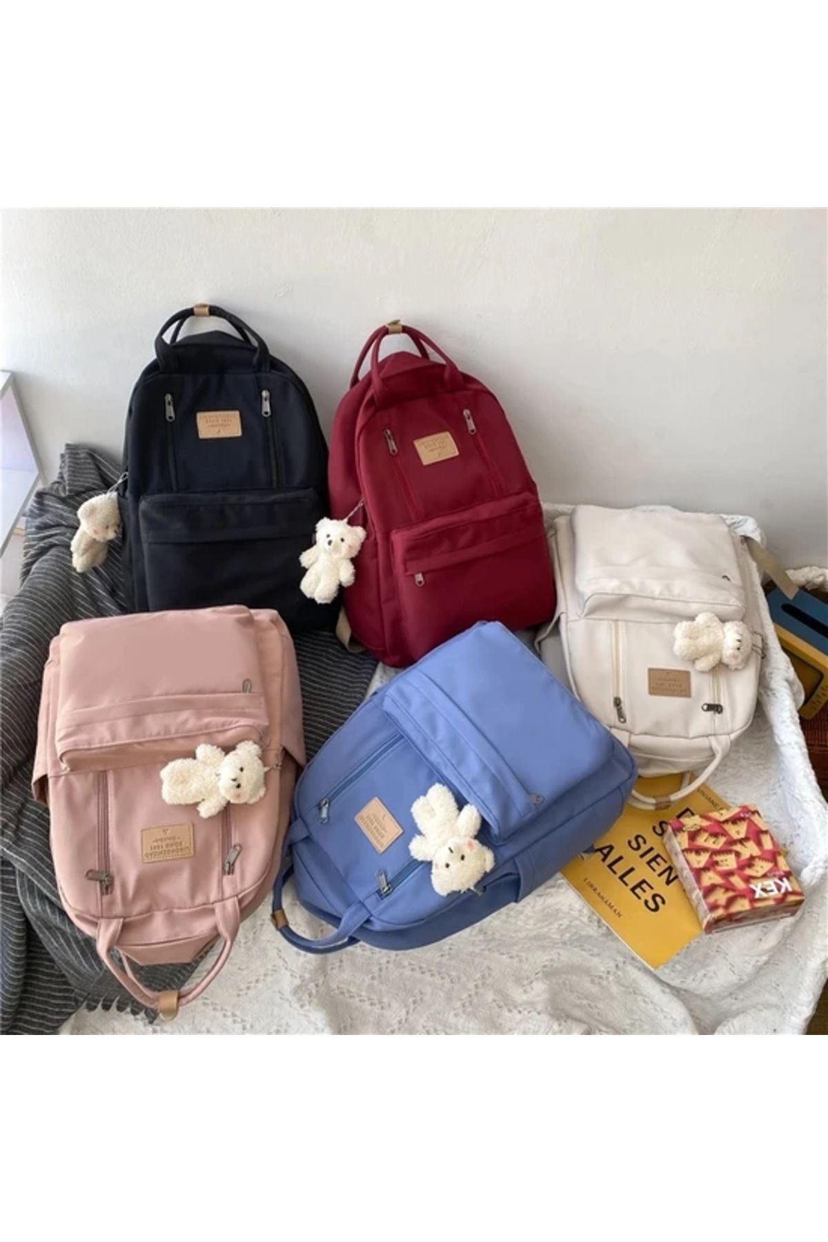 کیف مدرسه زنانه کوله پشتی ZIPPER MULTI I دانش آموز SilkRoute