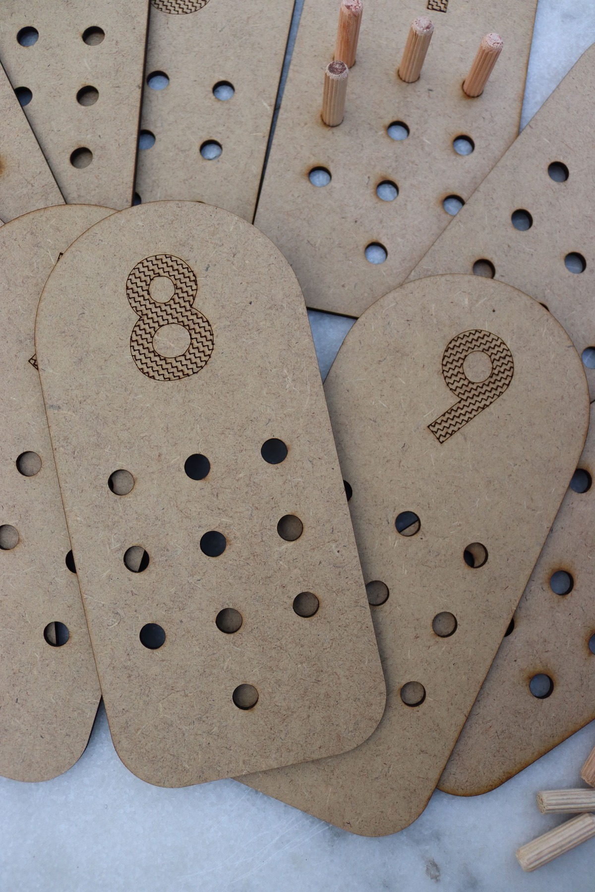 Assa Wood Ahşap Sayı Kartları - Montessori Eğitim Seti (KESE HEDİYEMİZDİR) fotoğrafı 3 (önizleme)