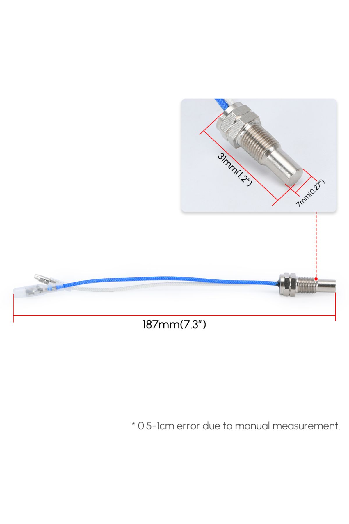 PQY-LZONE - Water Temperature Oil temperature sensor temp sender temp sensor Auto Gauge Car Meter Sen... 6