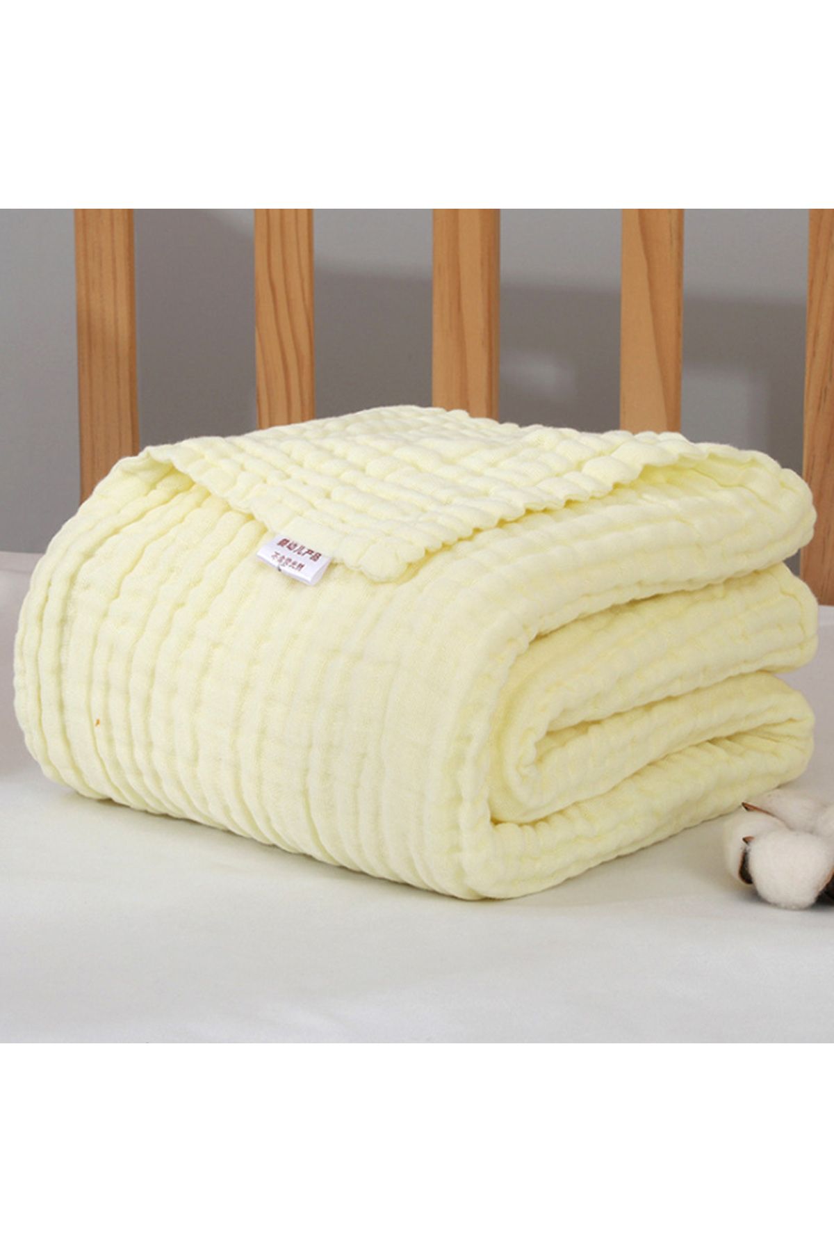 Choice-Yellow Baby Swaddle Blanket Muslin Newborn Wrap for Child Kids Boys Girls Bedding Bath Towel Cotton 1