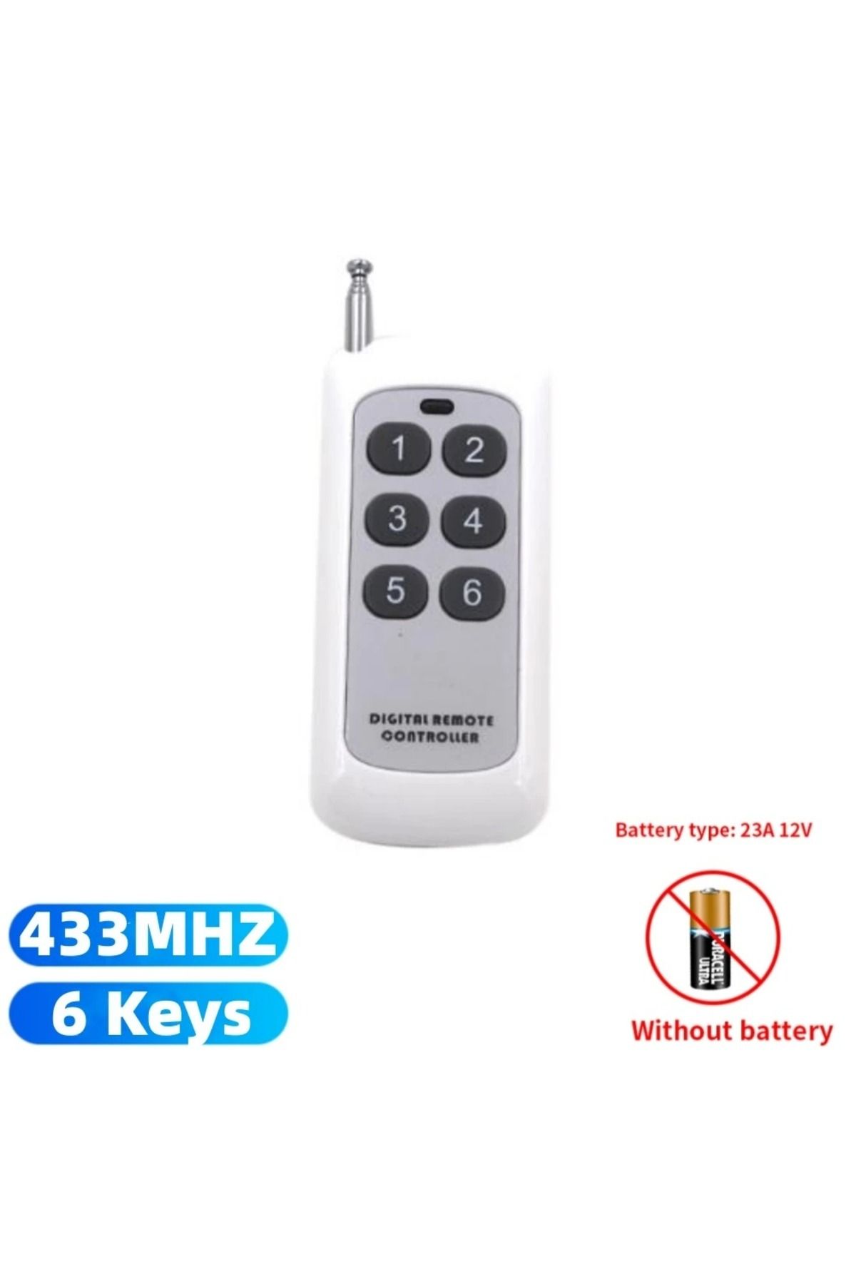 Choice-433MHZ 6 Keys 433Mhz Wireless RF Remote Control 1527 Learning Code Transmitter 2 4 6 8 Keys Long Ran 1
