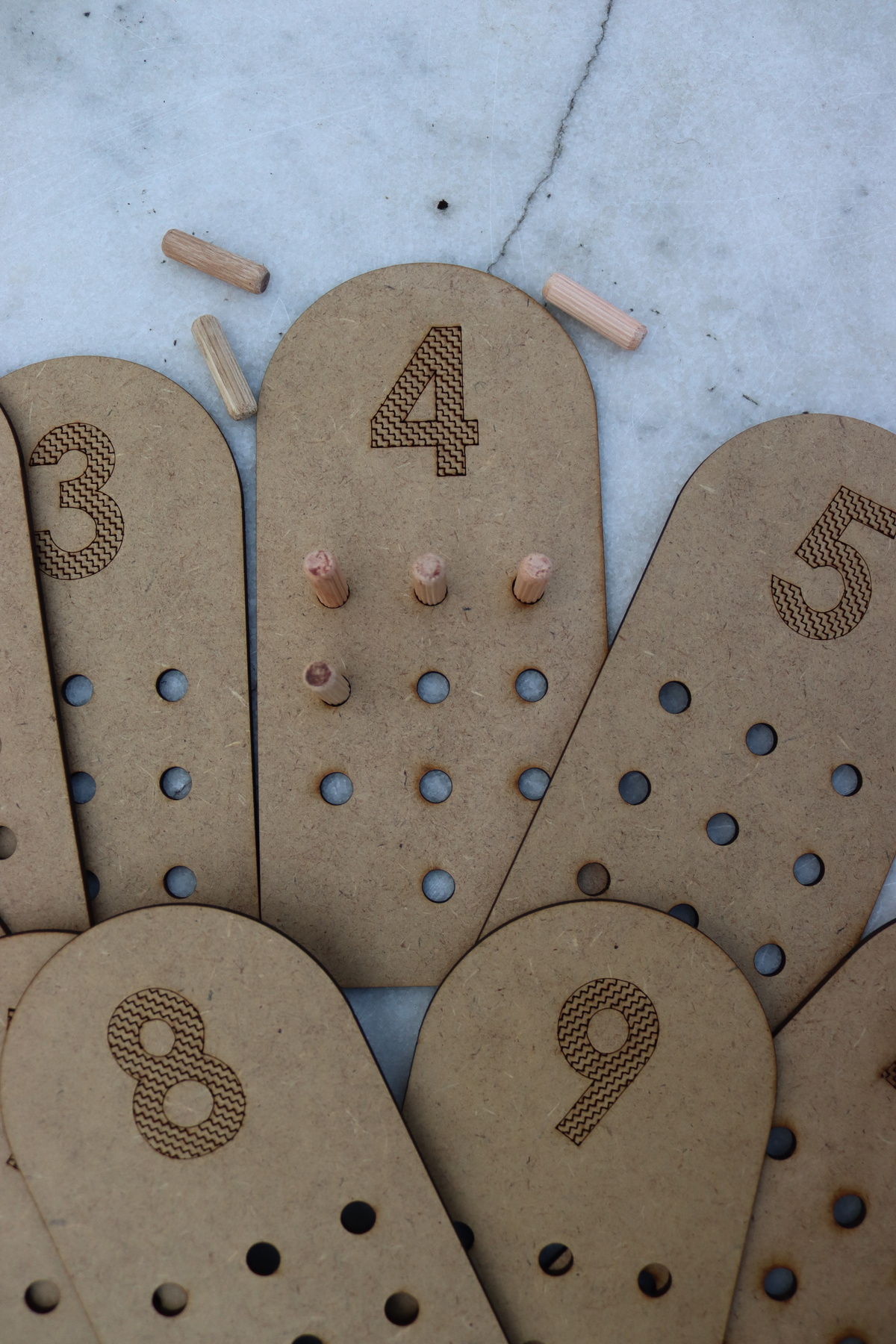 Assa Wood Ahşap Sayı Kartları - Montessori Eğitim Seti (KESE HEDİYEMİZDİR) fotoğrafı 5 (önizleme)
