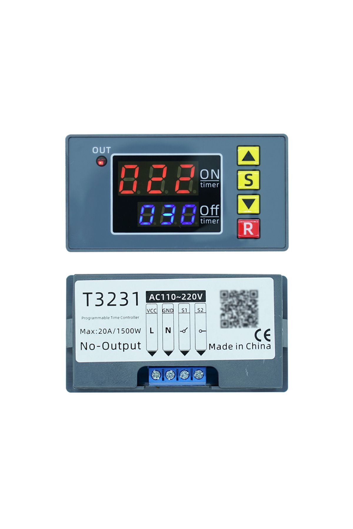Choice-Dc 12v Dc 12v 24v Ac 110 220v Digital Time Delay Relay Module Cycle Delay Timer Red Blue Dual Led Di 4
