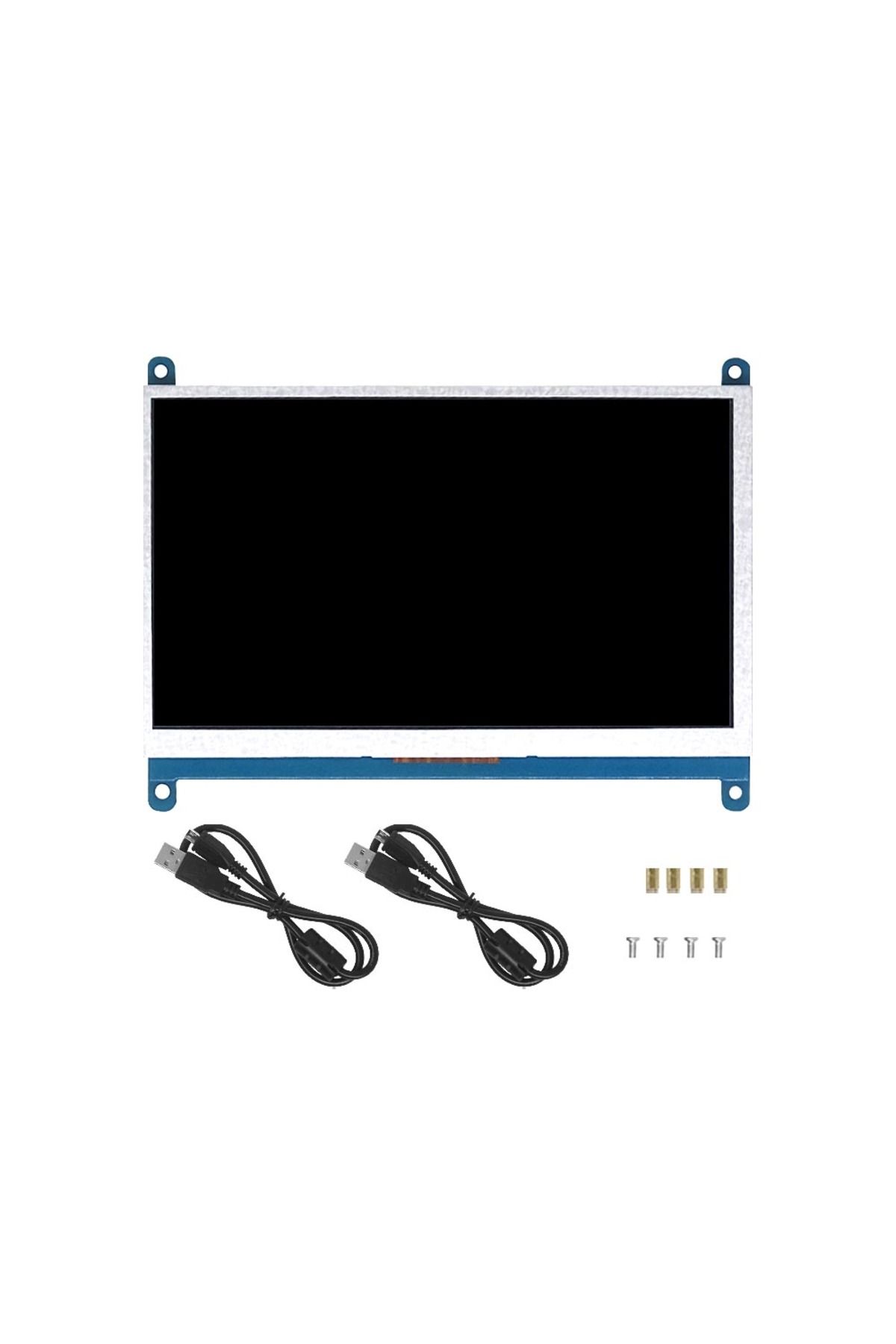 Choice-IPS Not Touch-Cable 7 Inch Raspberry Pi 4/3/2/B/B+/A+ Monitor 1024x600 IPS 5-Points Capacitive Touch 1