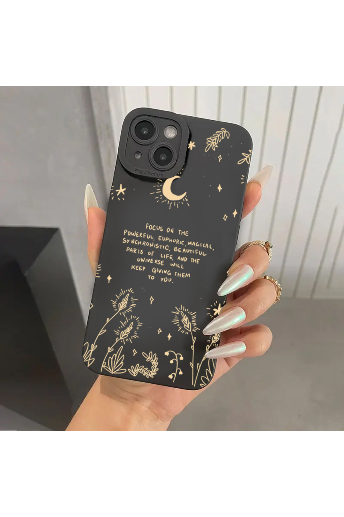 Choice-For iPhone 14Pro Max 3 Moon Sun God Phone Case For iPhone 15 14 13 12 11 Pro Max XS X XR 7 8 15 Plus 1