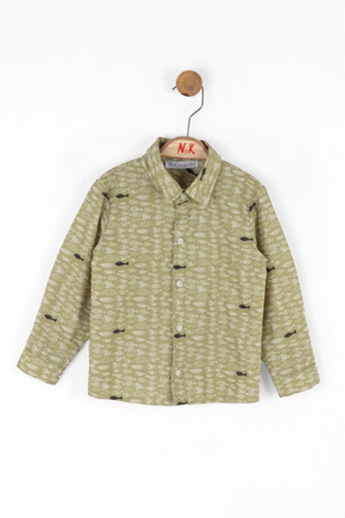 Nk Kids 48606 SARDINA GÖMLEK YEŞİL 1/4 fotoğrafı 2 (önizleme)