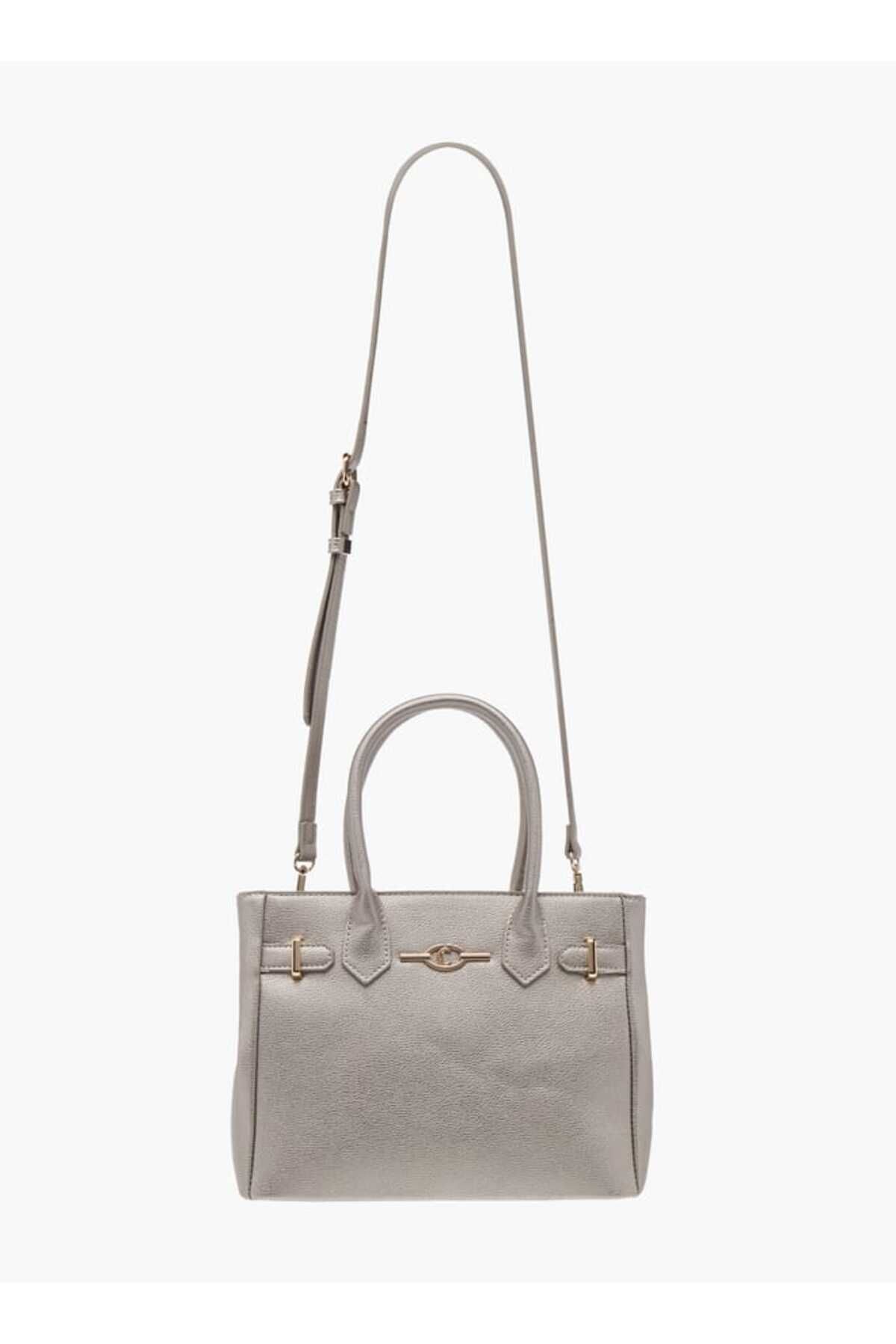 Le Confort-Textured Tote Bag with Double Handles and Detachable Strap 2
