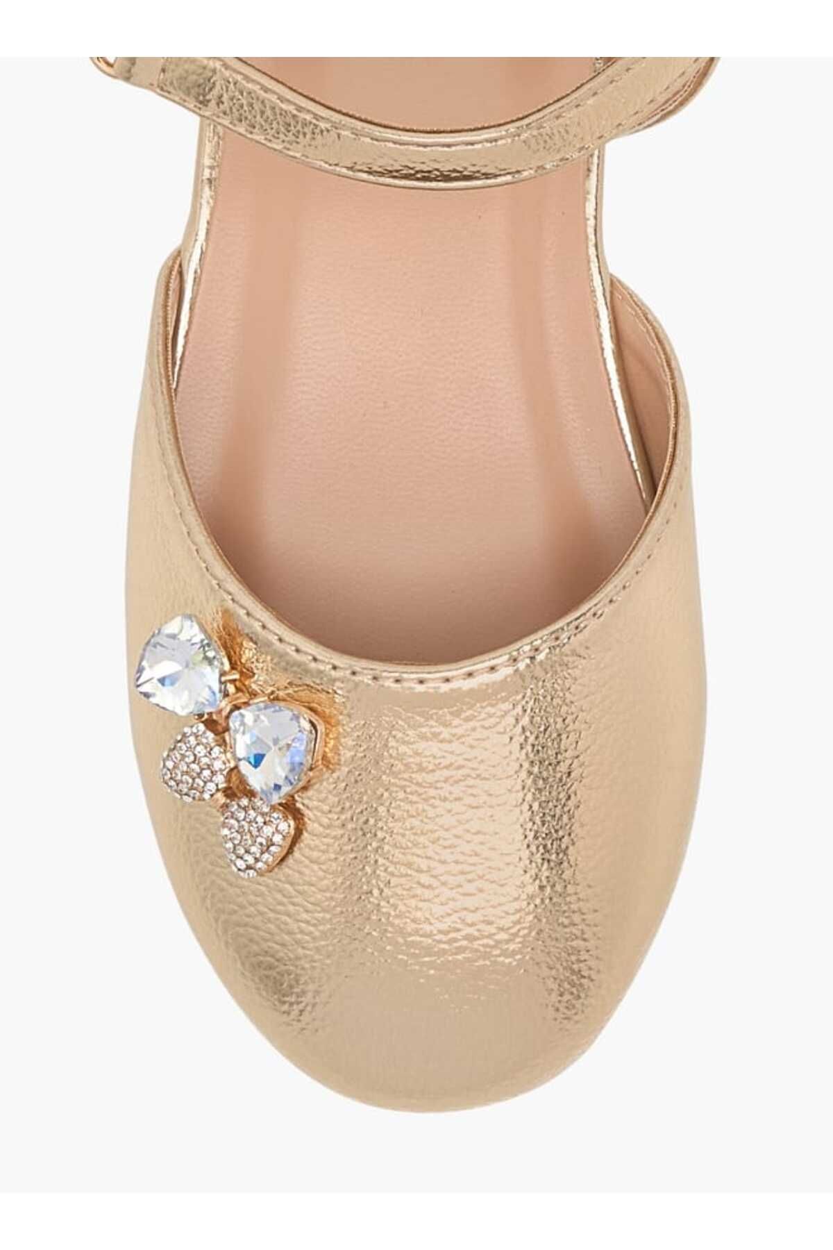 Juniors-Embellished Shoes with Hook and Loop Closure 3