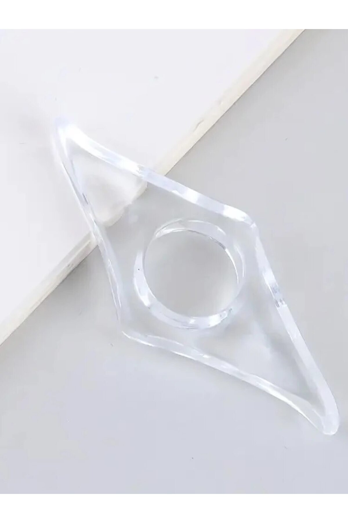 Choice-Transparent Violet 1pcs Thumb Book Page Holders Acrylic Press Bookmarks Press Book Reading Aids Thum 1