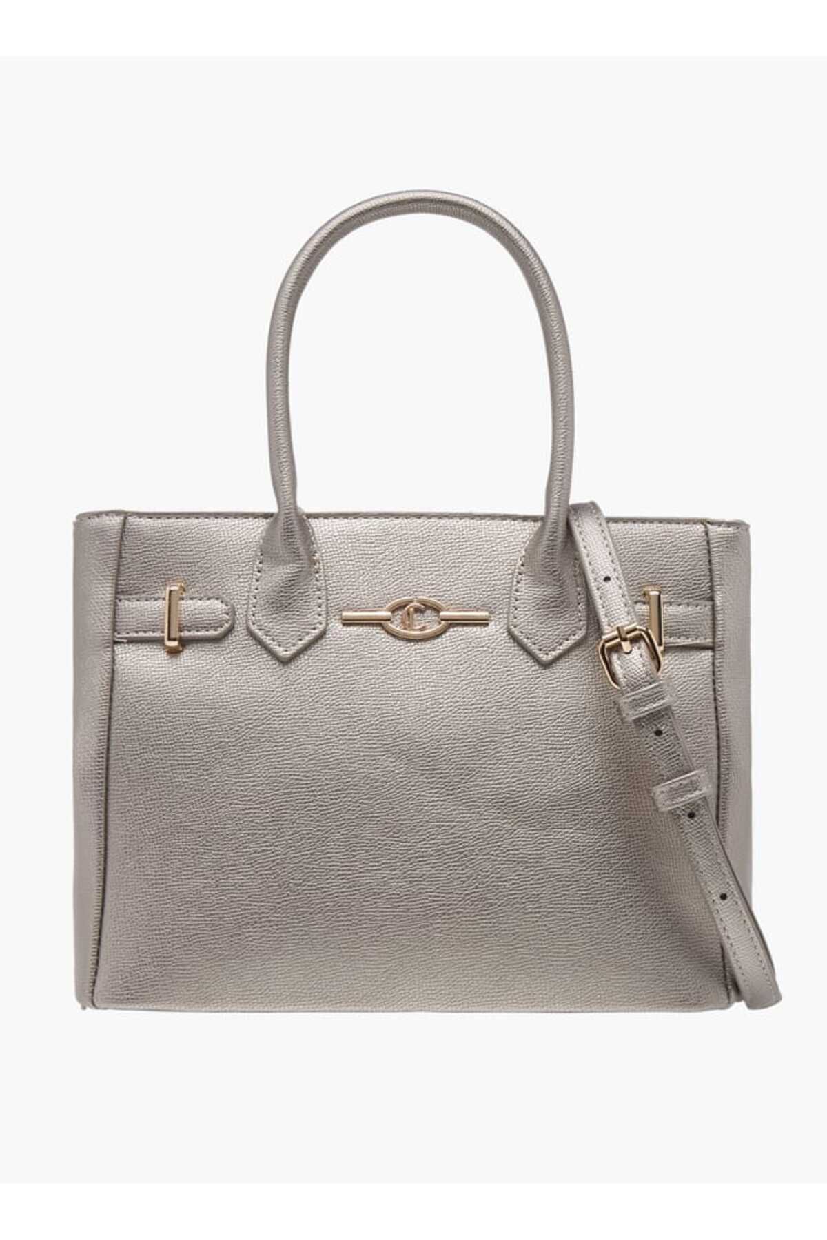 Le Confort-Textured Tote Bag with Double Handles and Detachable Strap 1