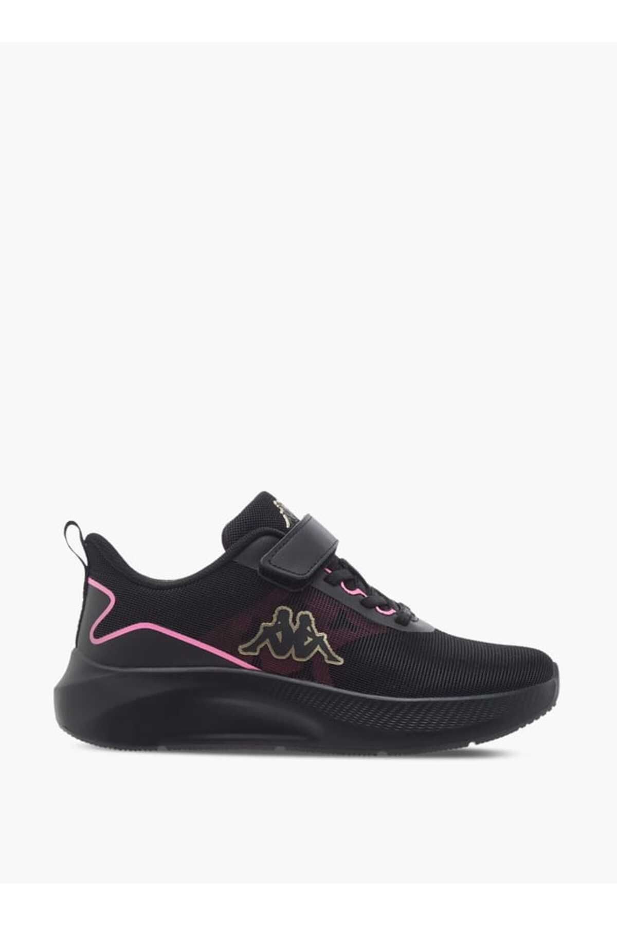 Kappa-Girls' Logo Detail Sports Shoes with Hook and Loop Closure 3