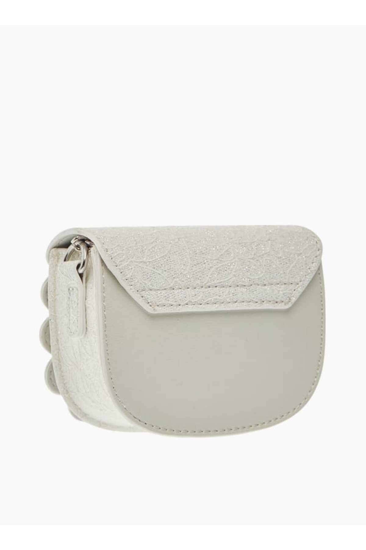 Little Missy-Bow Accent Crossbody Bag with Chain Strap and Button Closure 3
