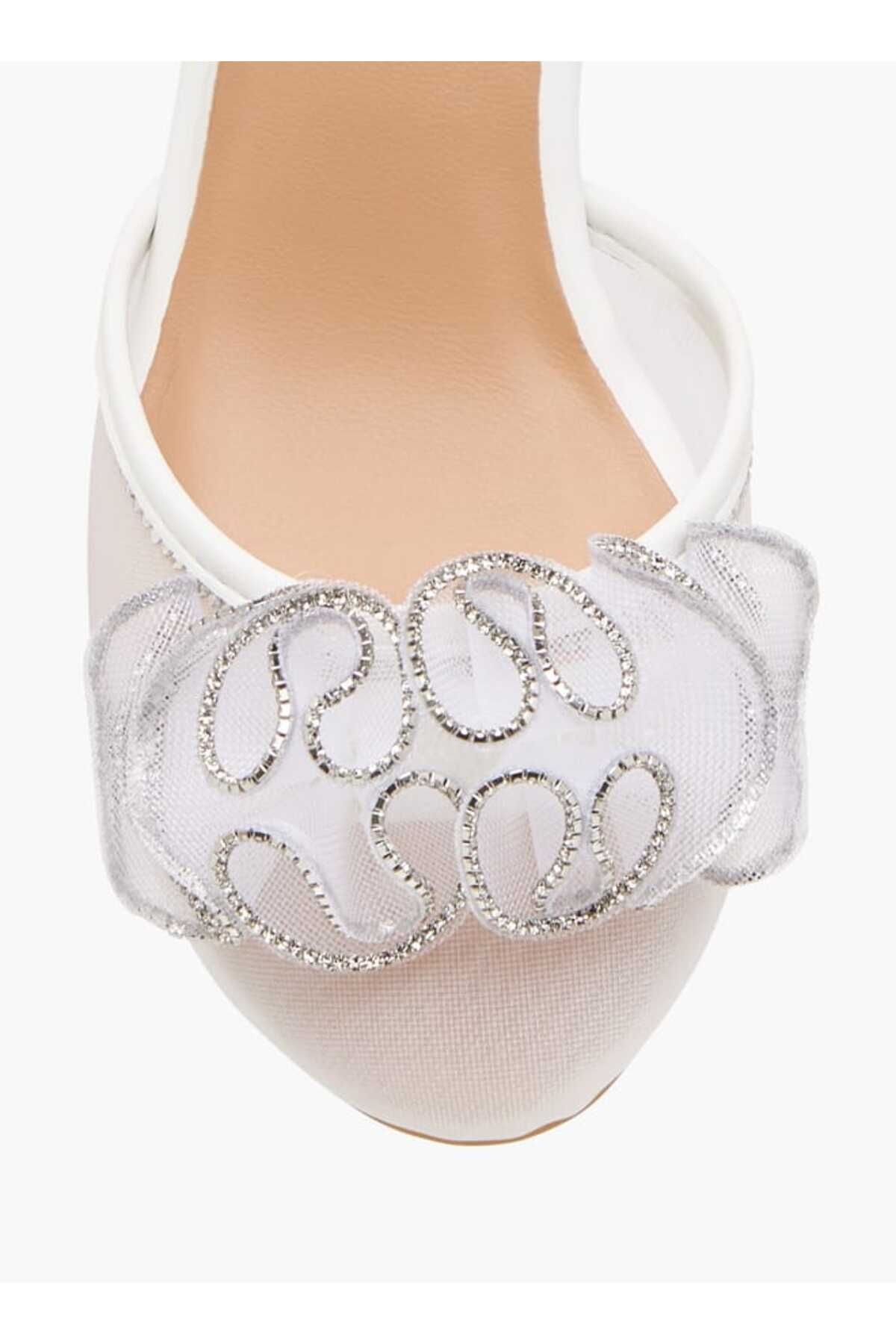 Celeste-Girl's Embellished Block Heeled Sandals with Hook and Loop Closure 4